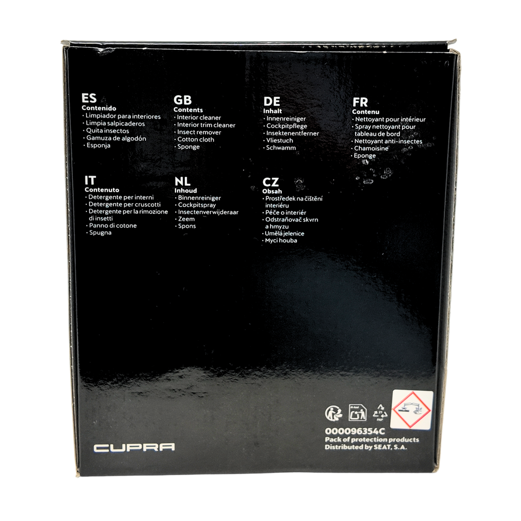 Kit de productos de conservación CUPRA | limpieza y mantenimiento (000096354C)