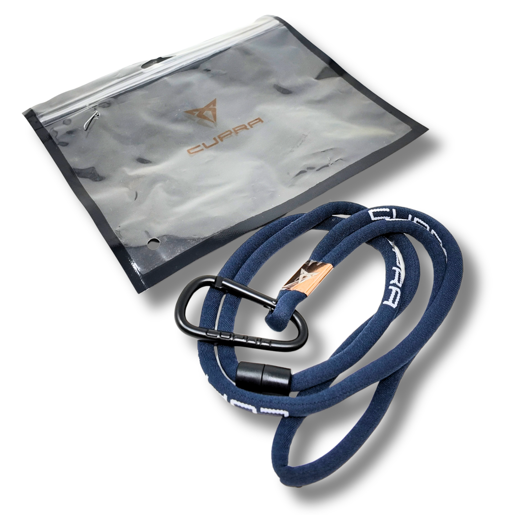 Cordón llavero CUPRA Moonslate azul karabiner (6H2087610AIBJ)