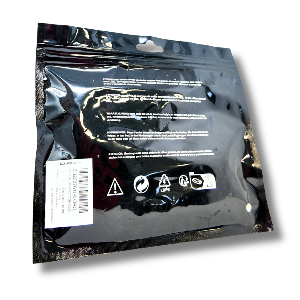 Cordón llavero CUPRA Tobacco marrón mosquetón (6H2087610AOBQ)