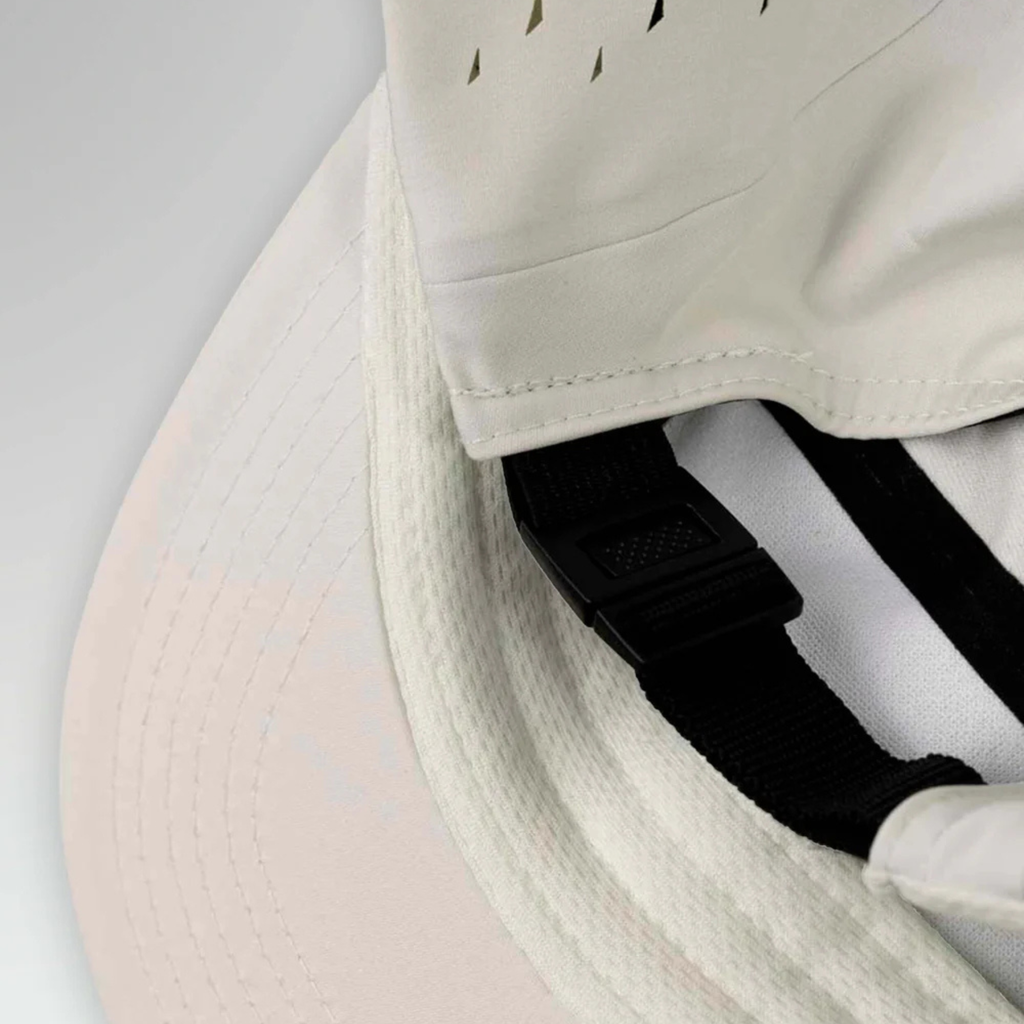 CUPRA technical cap beige taiga | Technical fabric, flat visor, adjustable back