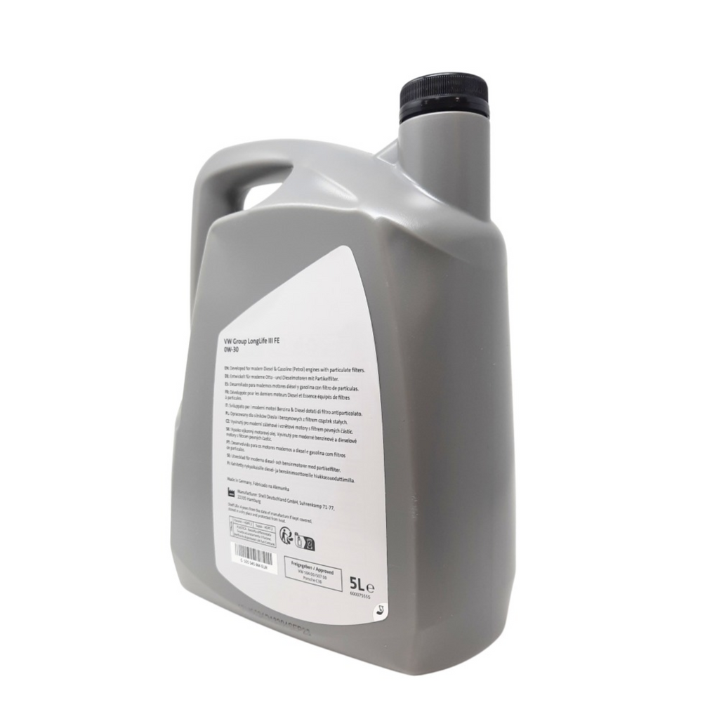 Aceite 0W30 original Grupo VAG 5L LongLife III VW 504.00/507.00