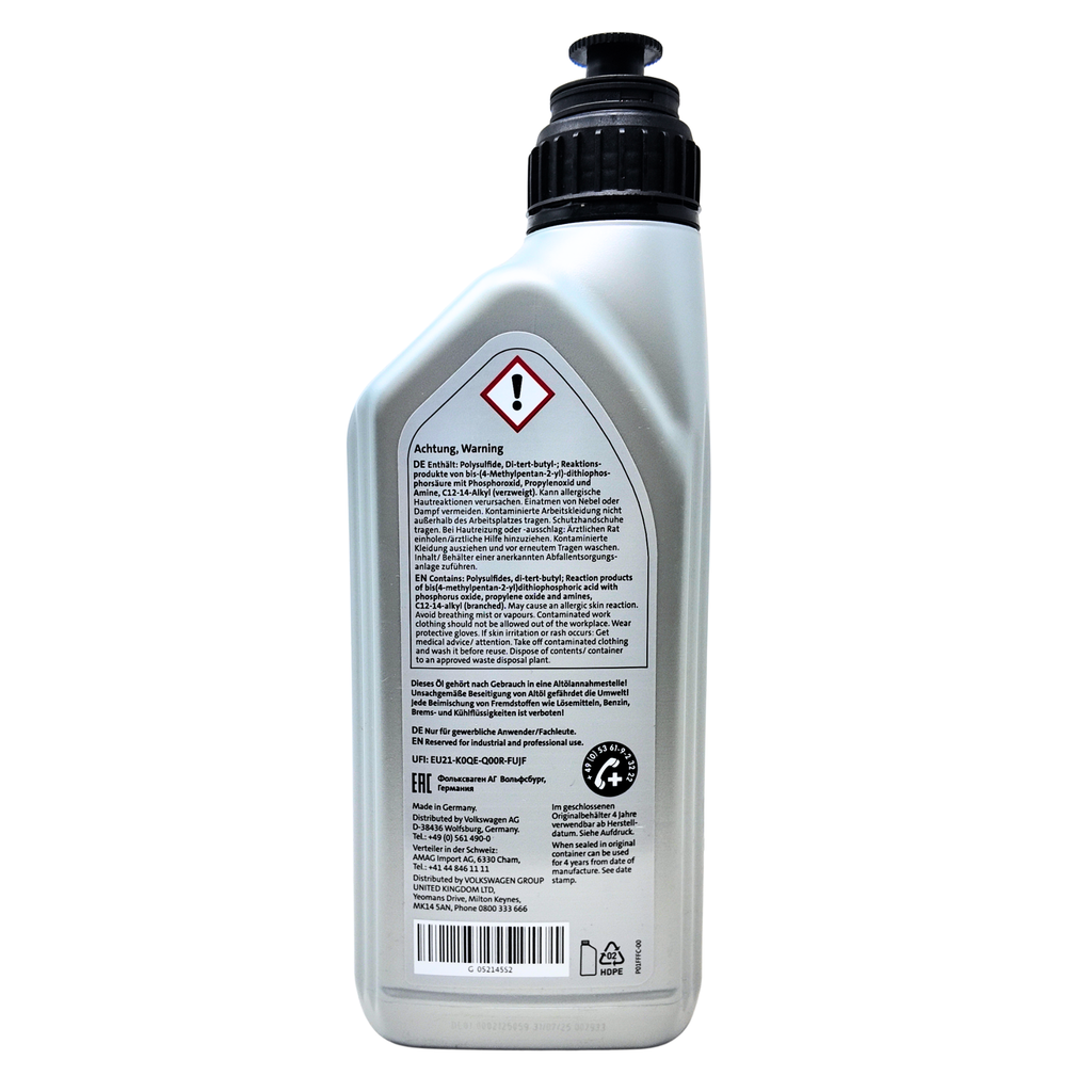 Líquido de transmisión Grupo VAG 1L 75W85 | aceite de eje y diferencial (G052145S2)