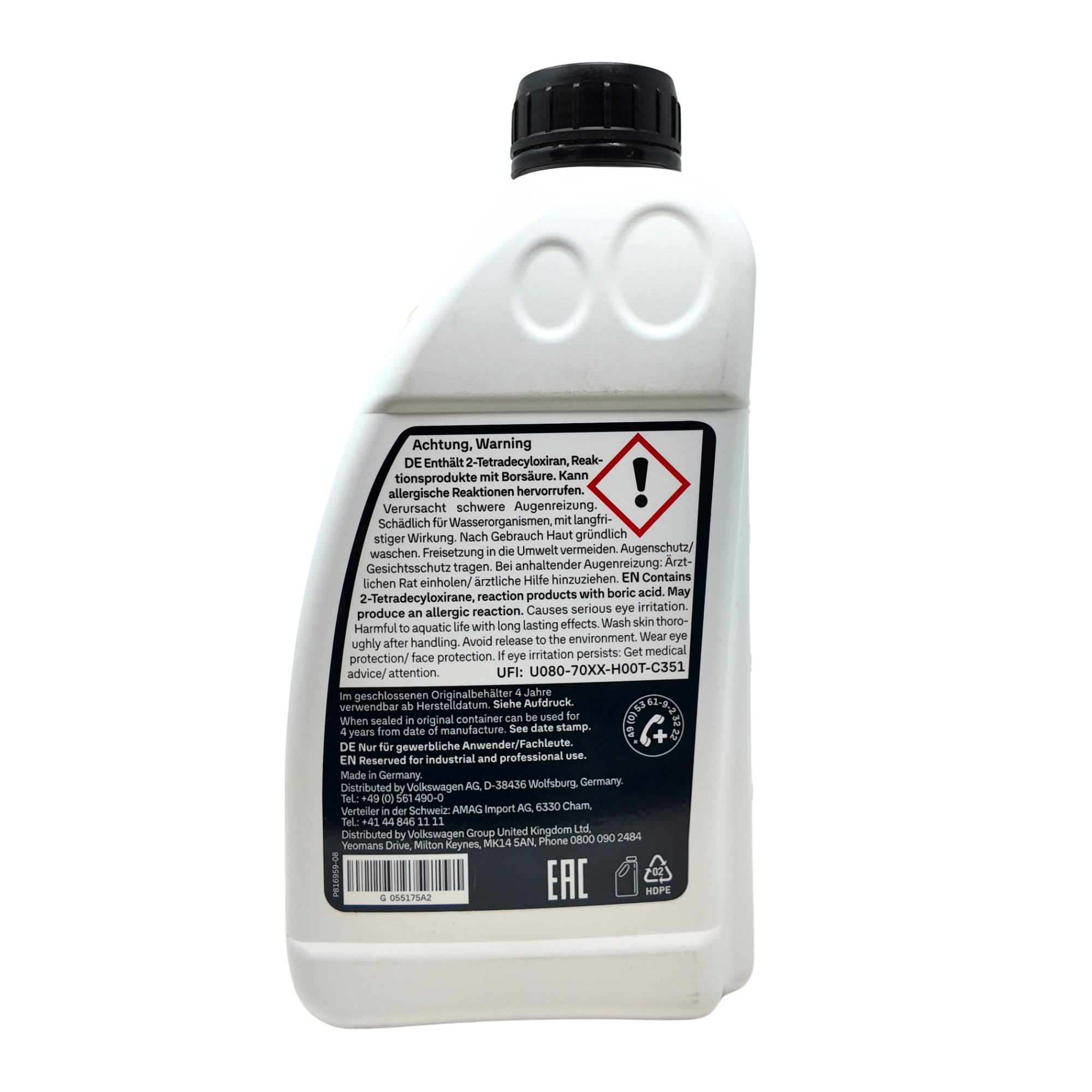 Aceite embrague Haldex original VAG | 1L alto rendimiento para tracción 4x4 (G055175A2)