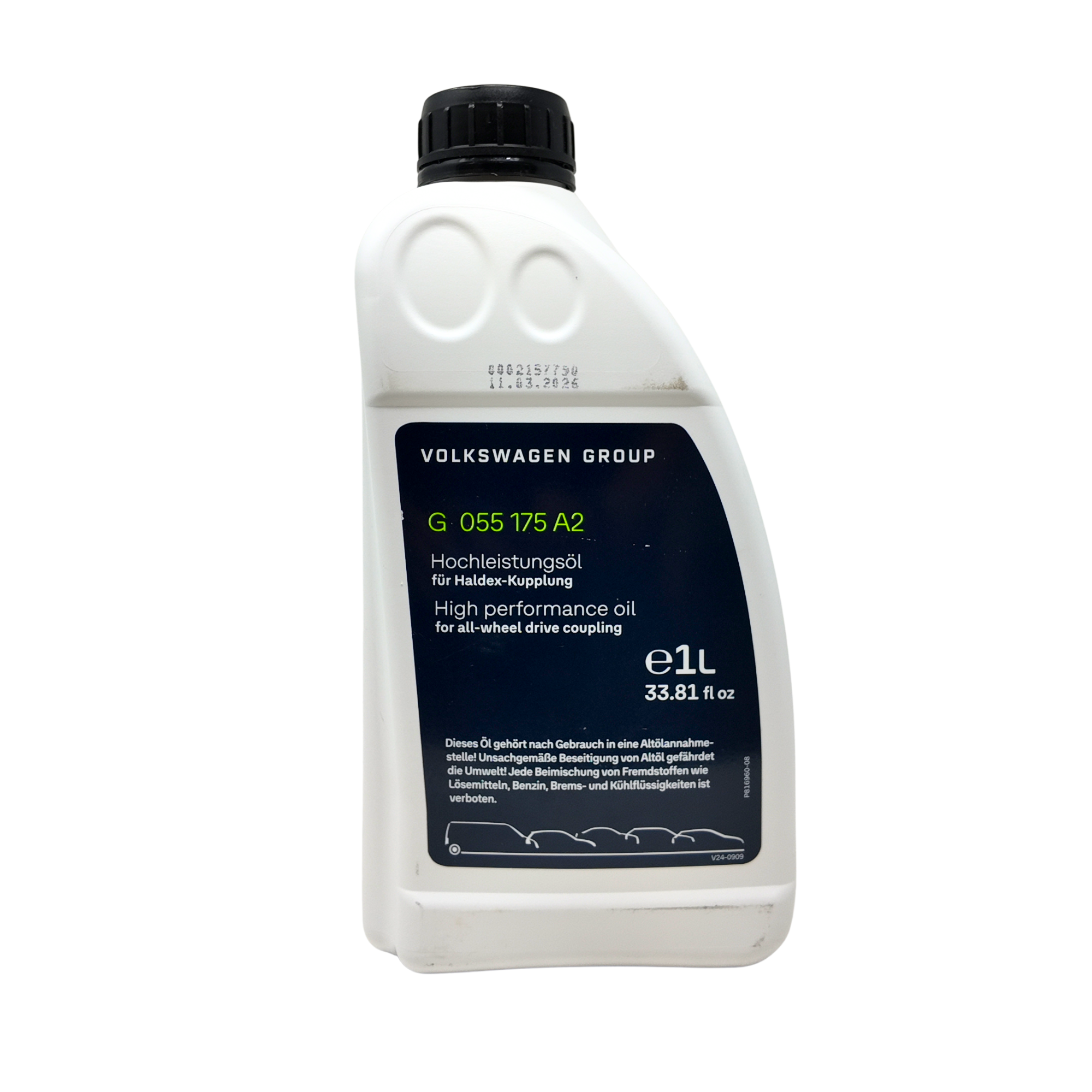 Aceite embrague Haldex original VAG | 1L alto rendimiento para tracción 4x4 (G055175A2)