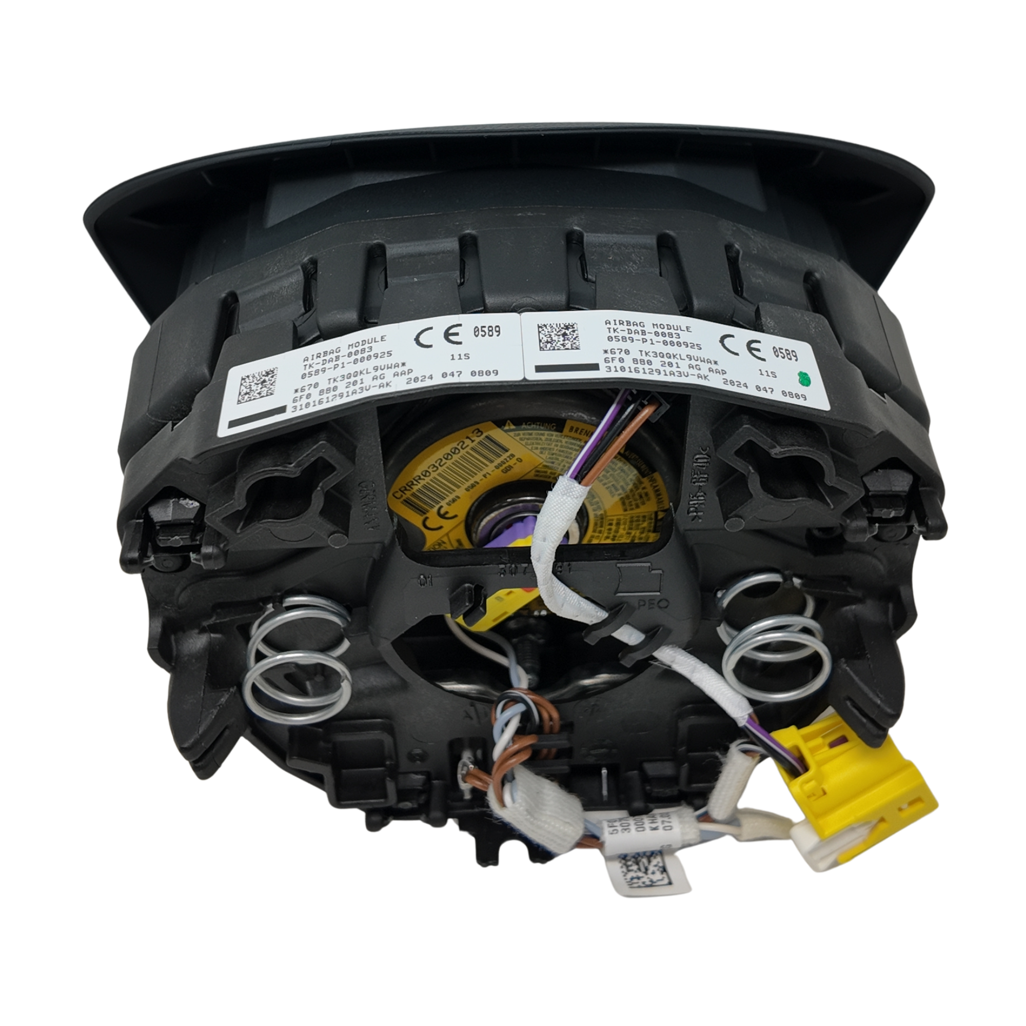 Airbag volante SEAT León | conductor delantero izquierdo negro (6F0880201AGAAP)