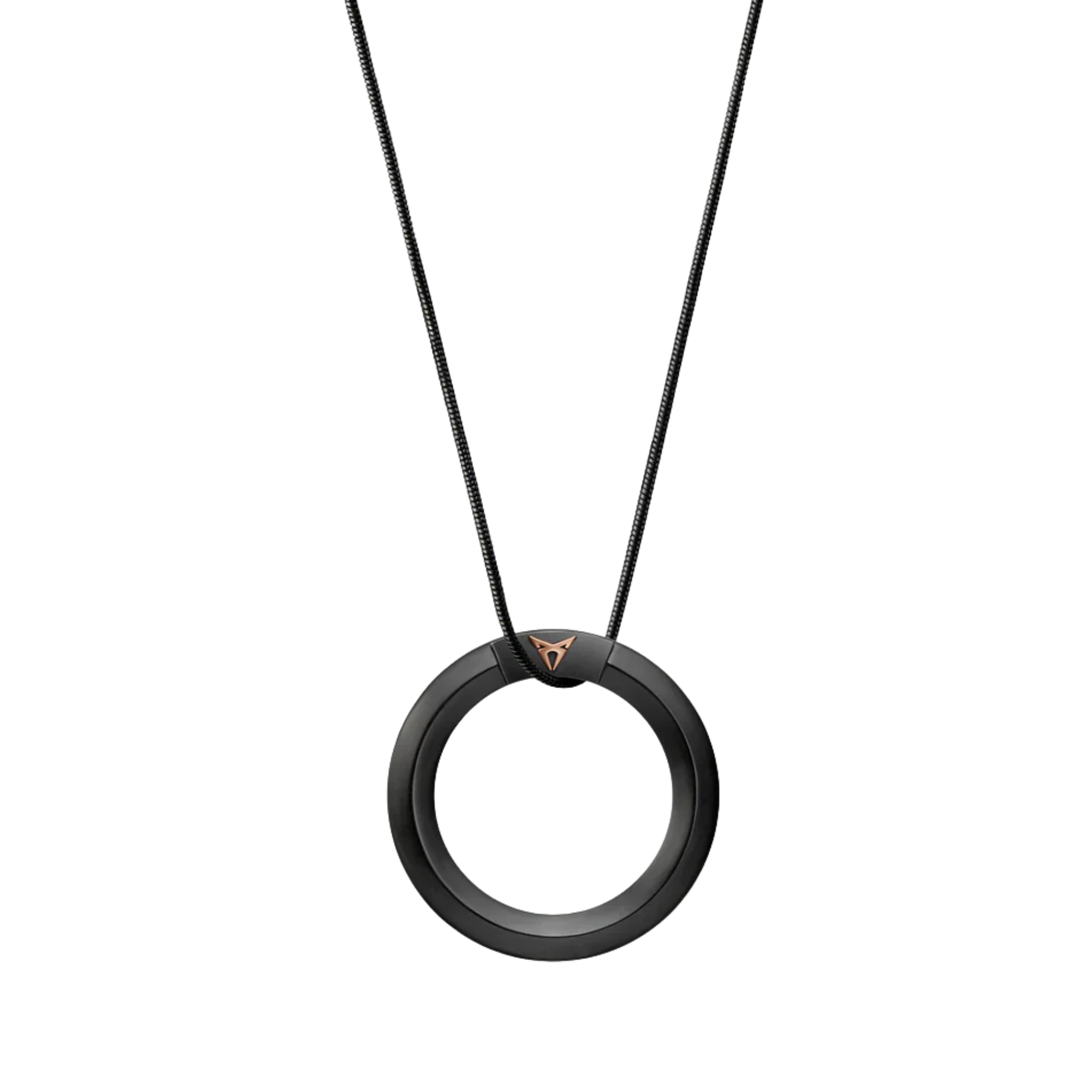 Anillo MAM x CUPRA | Cobre cadena rutenio, diseño técnico paramétrico, unisex
