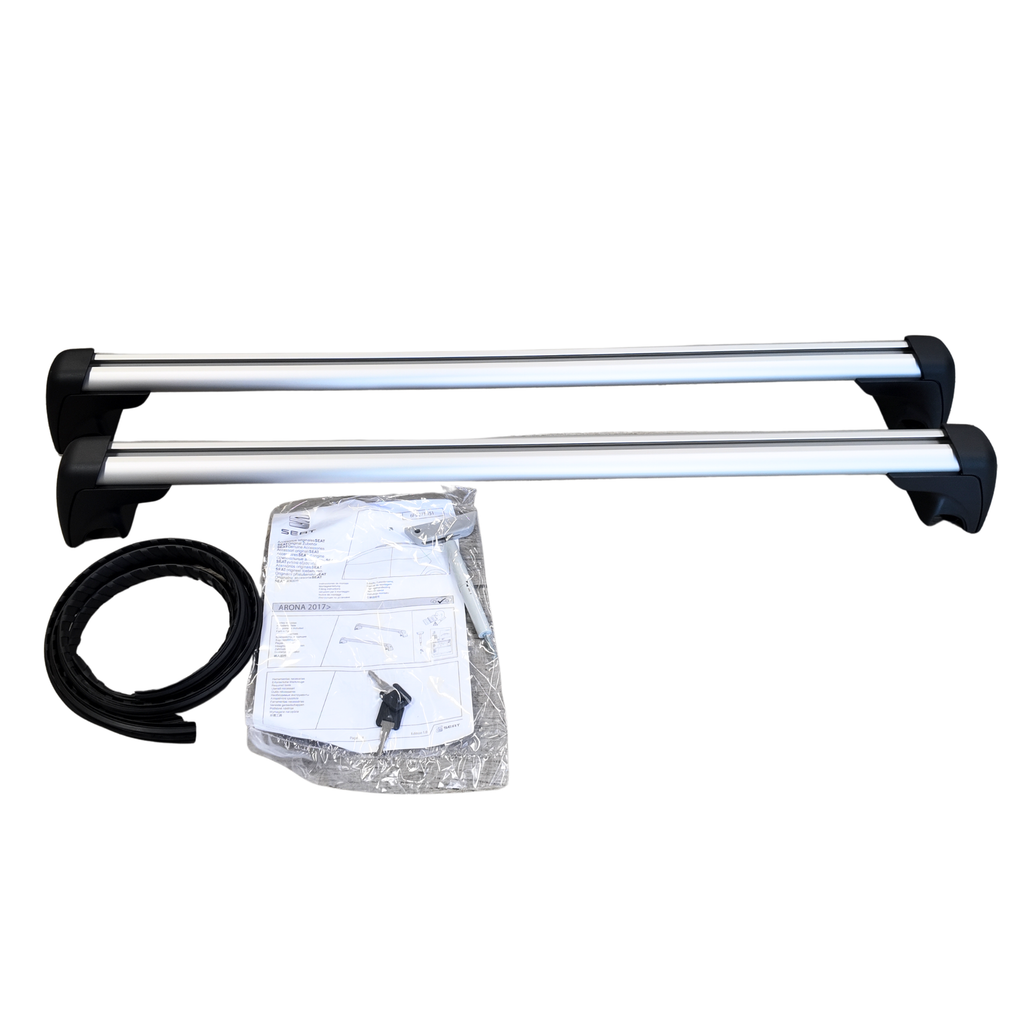 Barres de toit SEAT Arona | Kit avant+arrière aluminium,charge 75kg (6F9071151)