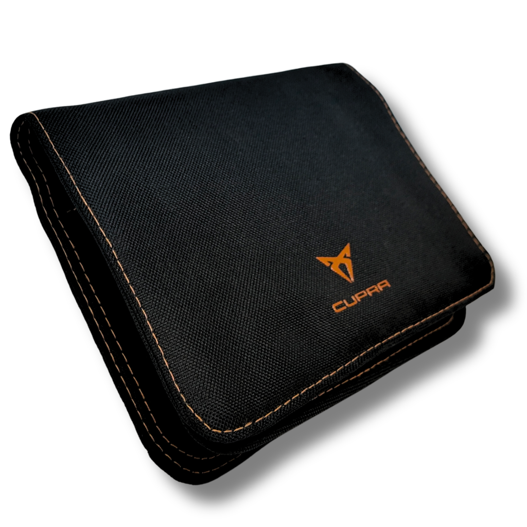 Bolsa de bitácora CUPRA | Tapa carpeta cobre, funda cuaderno sintética flexible 19x14,5 cm (575012007)