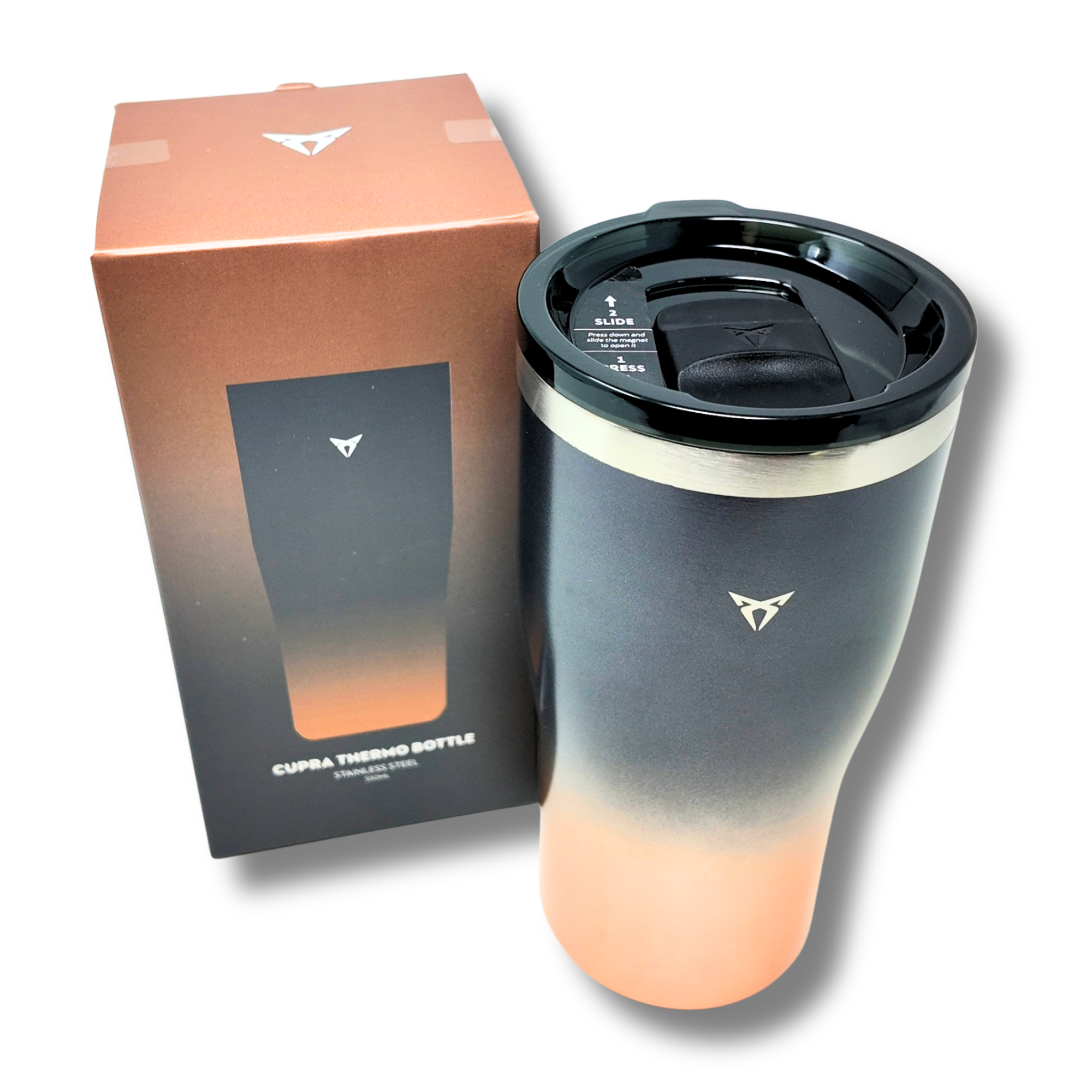 Botella termo CUPRA 550ml | Acero inoxidable, degradado copper (6H1069604A)