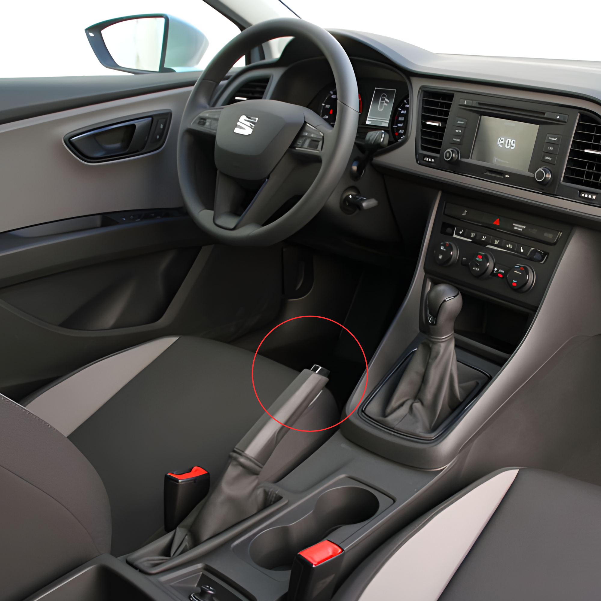 Handbrake button SEAT León 5F (5F0711333041)