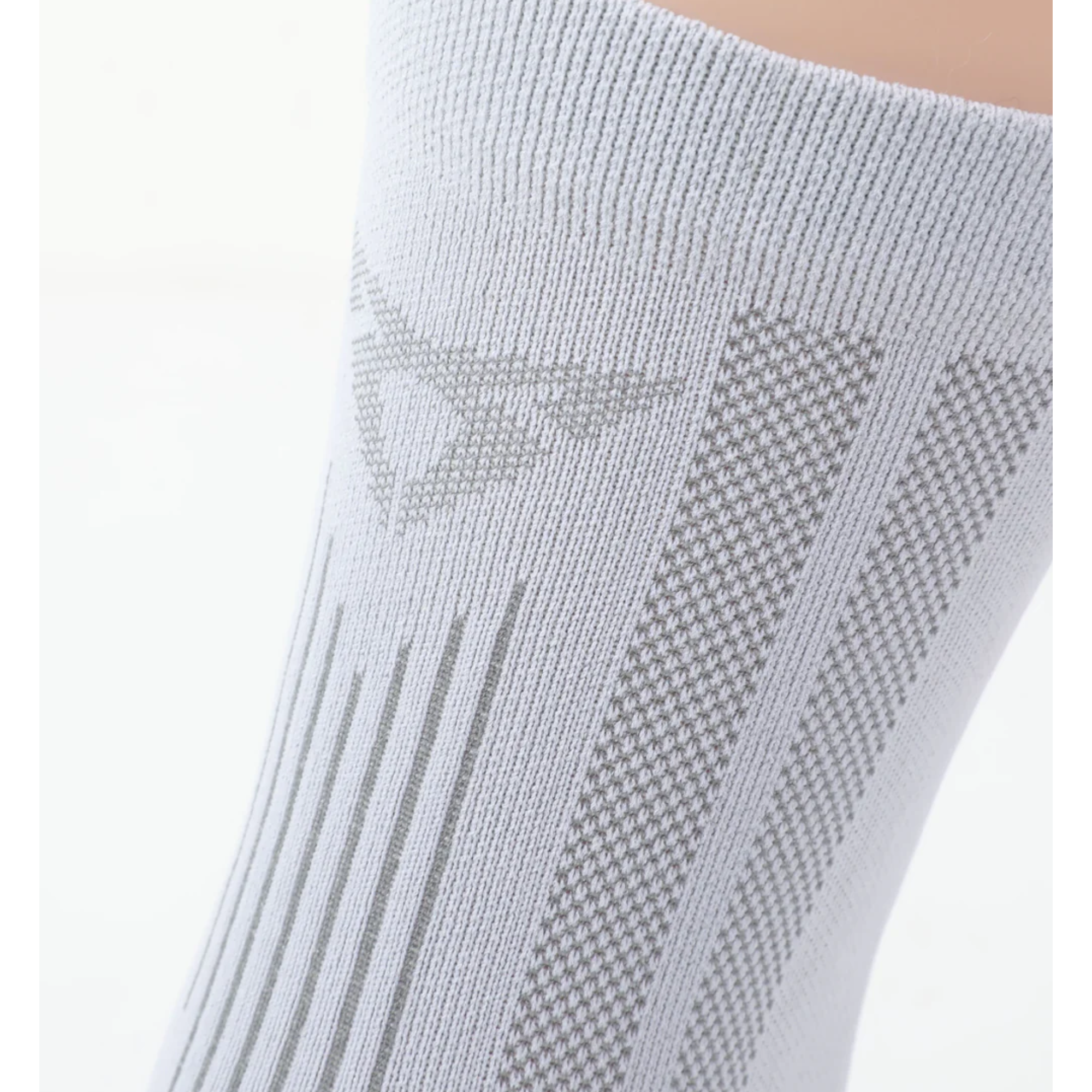 Calcetines deportivos largos CUPRA | Blanco, unisex, transpirables ergonómicos