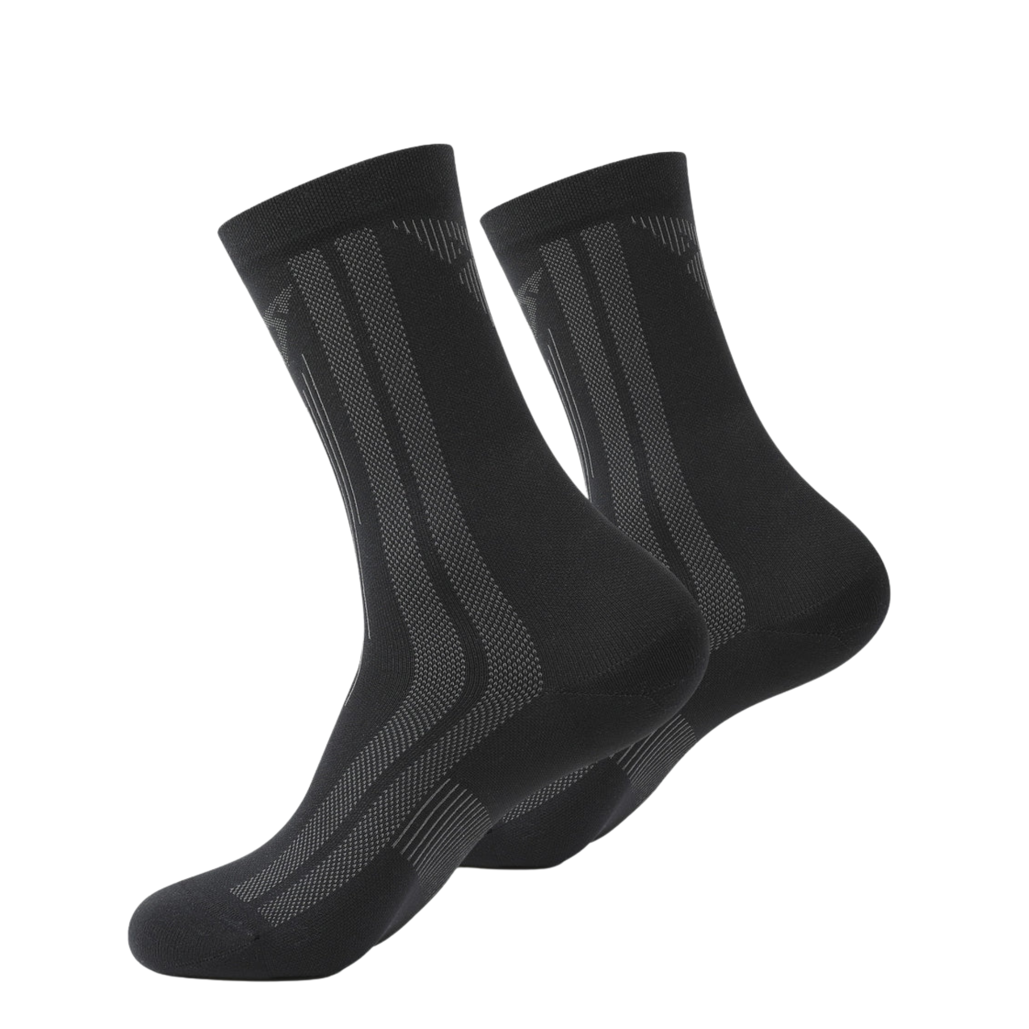 Calcetines deportivos largos CUPRA | Negro unisex, transpirables ergonómicos