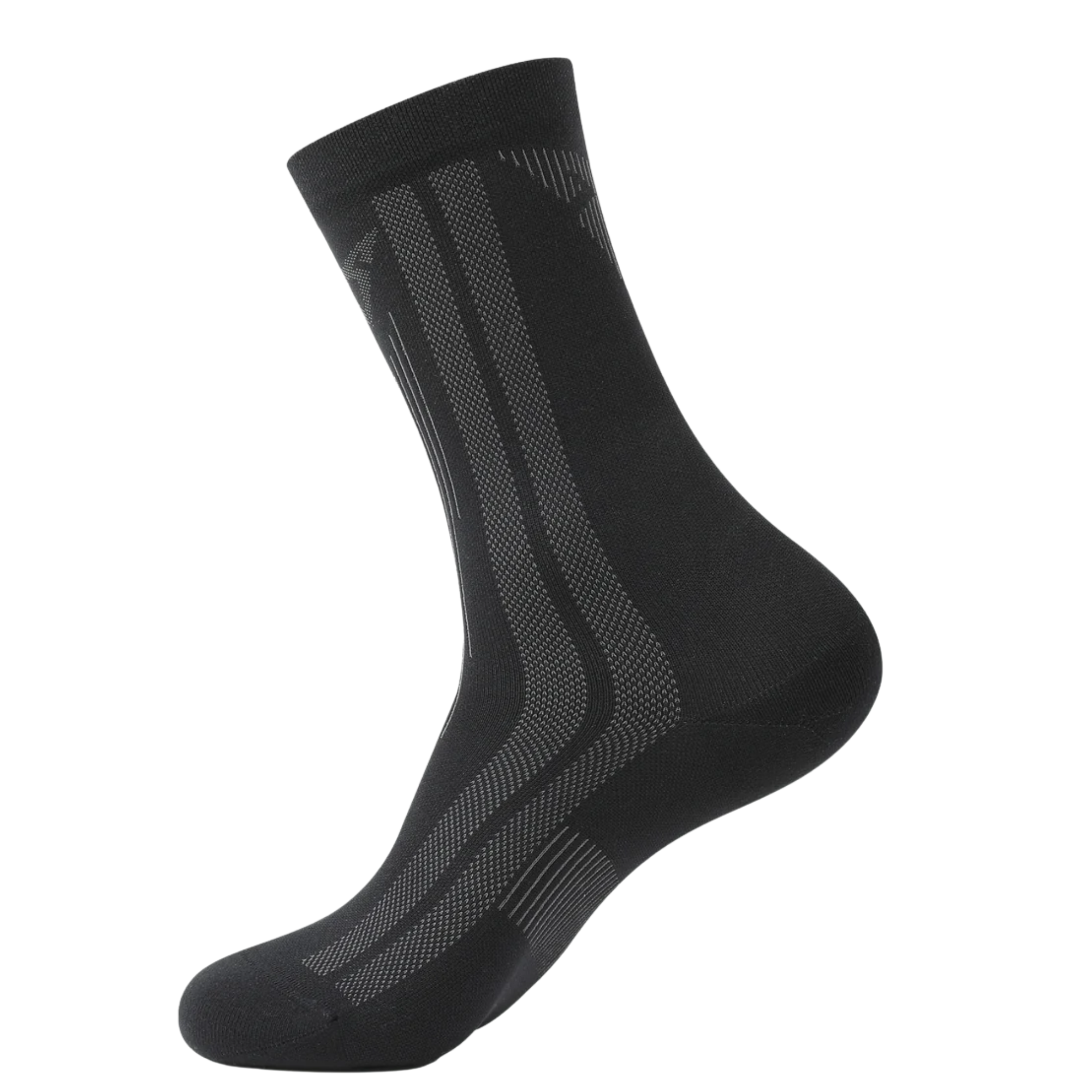 Calcetines deportivos largos CUPRA | Negro unisex, transpirables ergonómicos