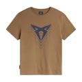 Camiseta CUPRA Big Logo unisex | Marrón Tobacco Algodón orgánico