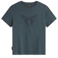 T-shirt unisexe CUPRA Big Logo | Coton biologique Gris Enceladus