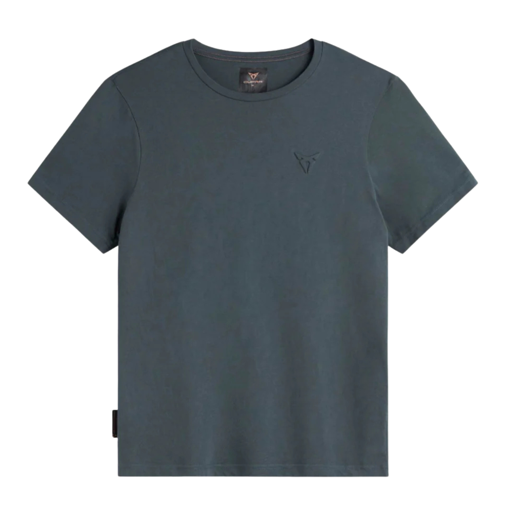 Camiseta Embossed Regular CUPRA  100% algodón orgánico S-XXL Gris