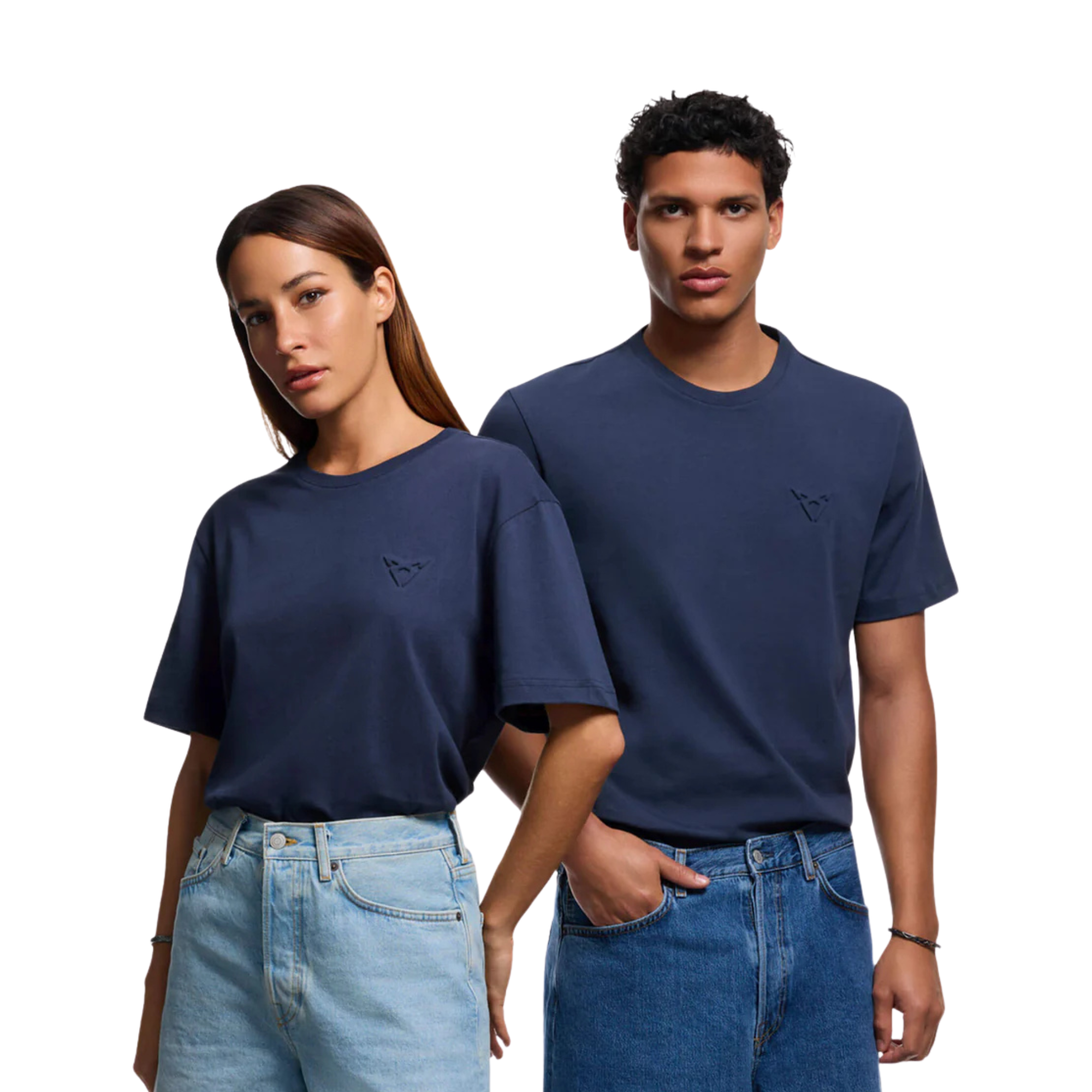 Camiseta Embossed Regular CUPRA  100% algodón orgánico S-XXL Azul Moonslate