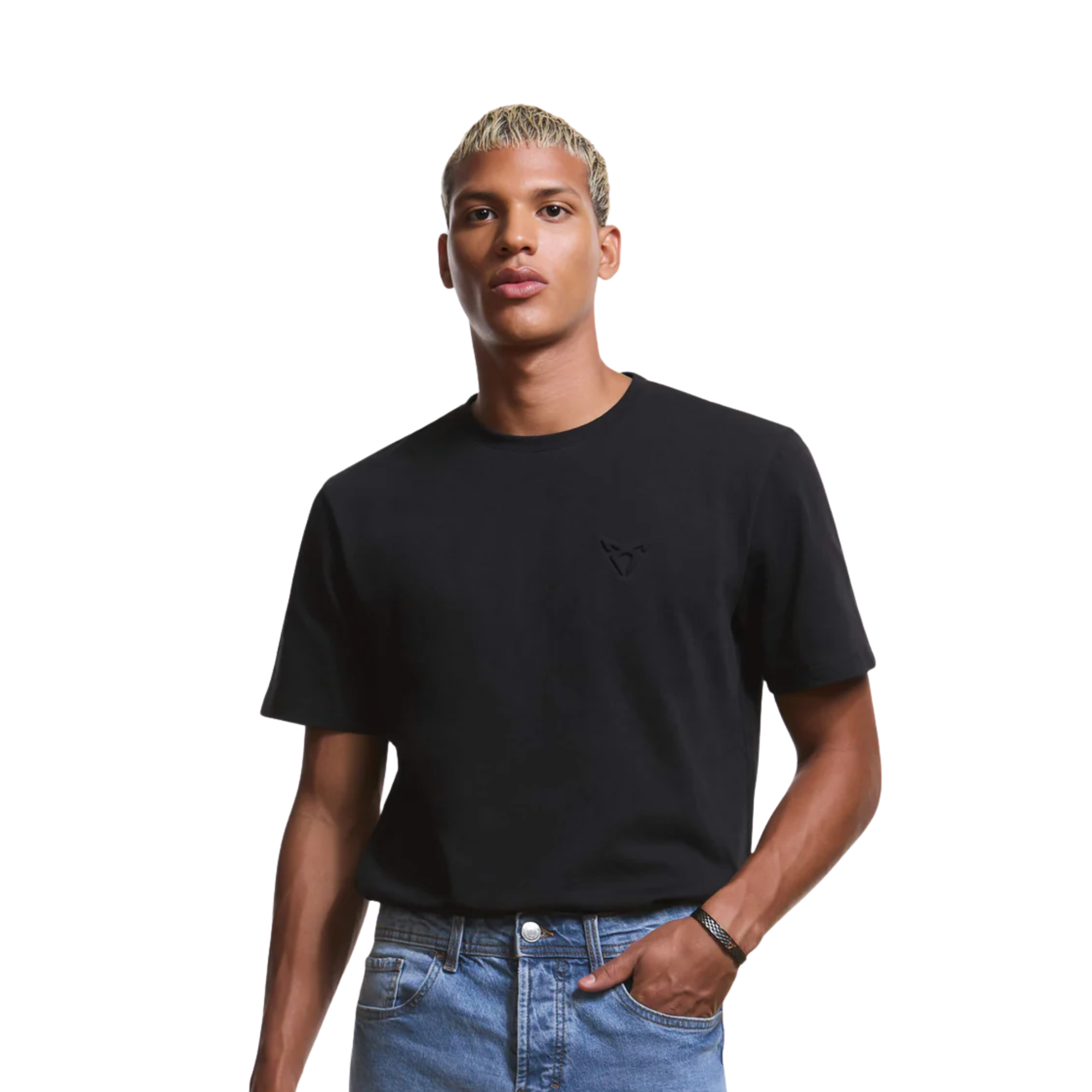 Camiseta Embossed Regular CUPRA  100% algodón orgánico S-XXL negra
