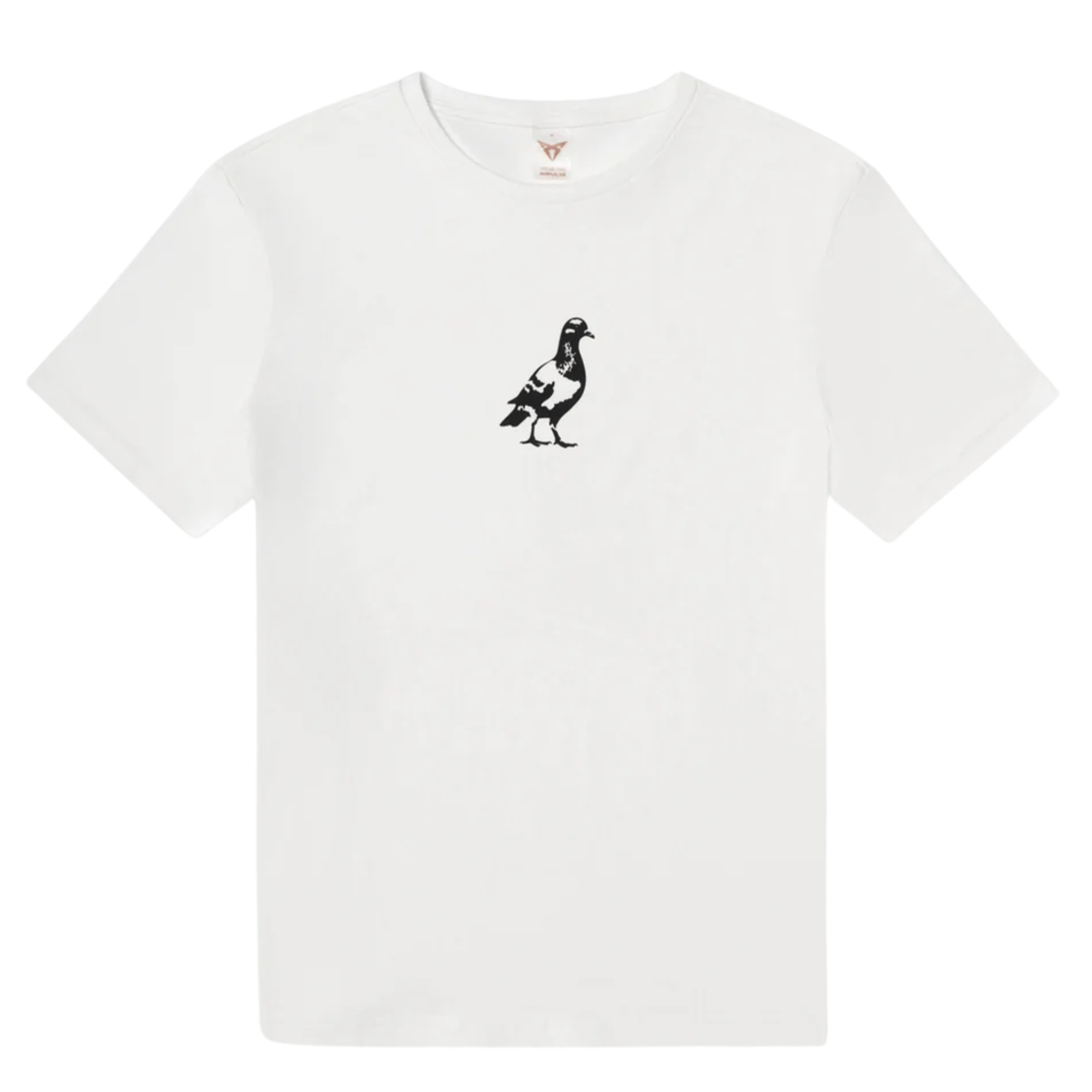 Camiseta front bird CUPRA | Blanca, unisex, 100% algodón orgánico