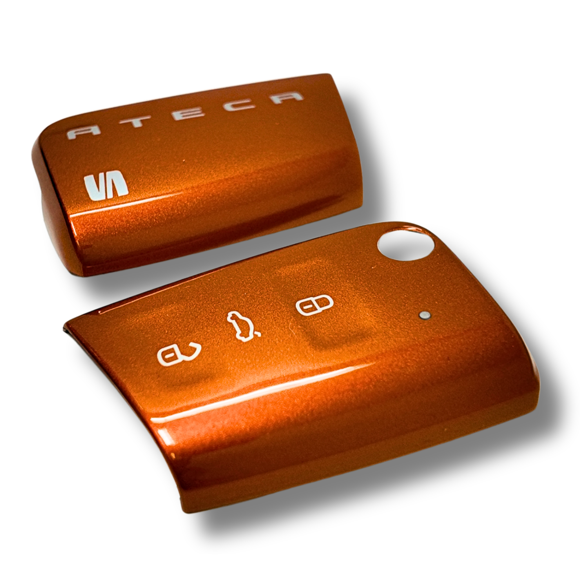 Carcasa decorativa llave naranja SEAT Ateca | Funda 2 piezas adhesivas (575087013X2U)