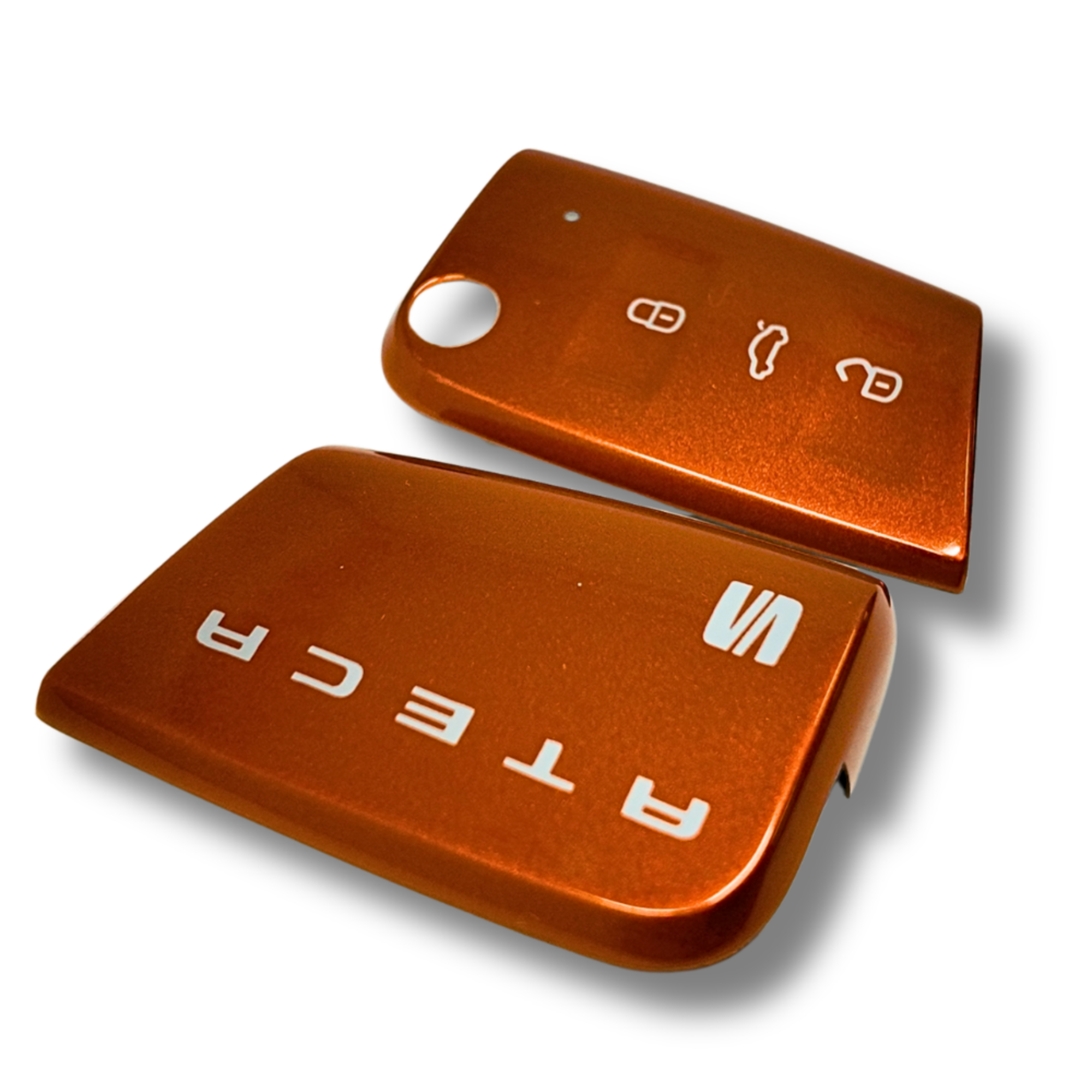 Carcasa decorativa llave naranja SEAT Ateca | Funda 2 piezas adhesivas (575087013X2U)