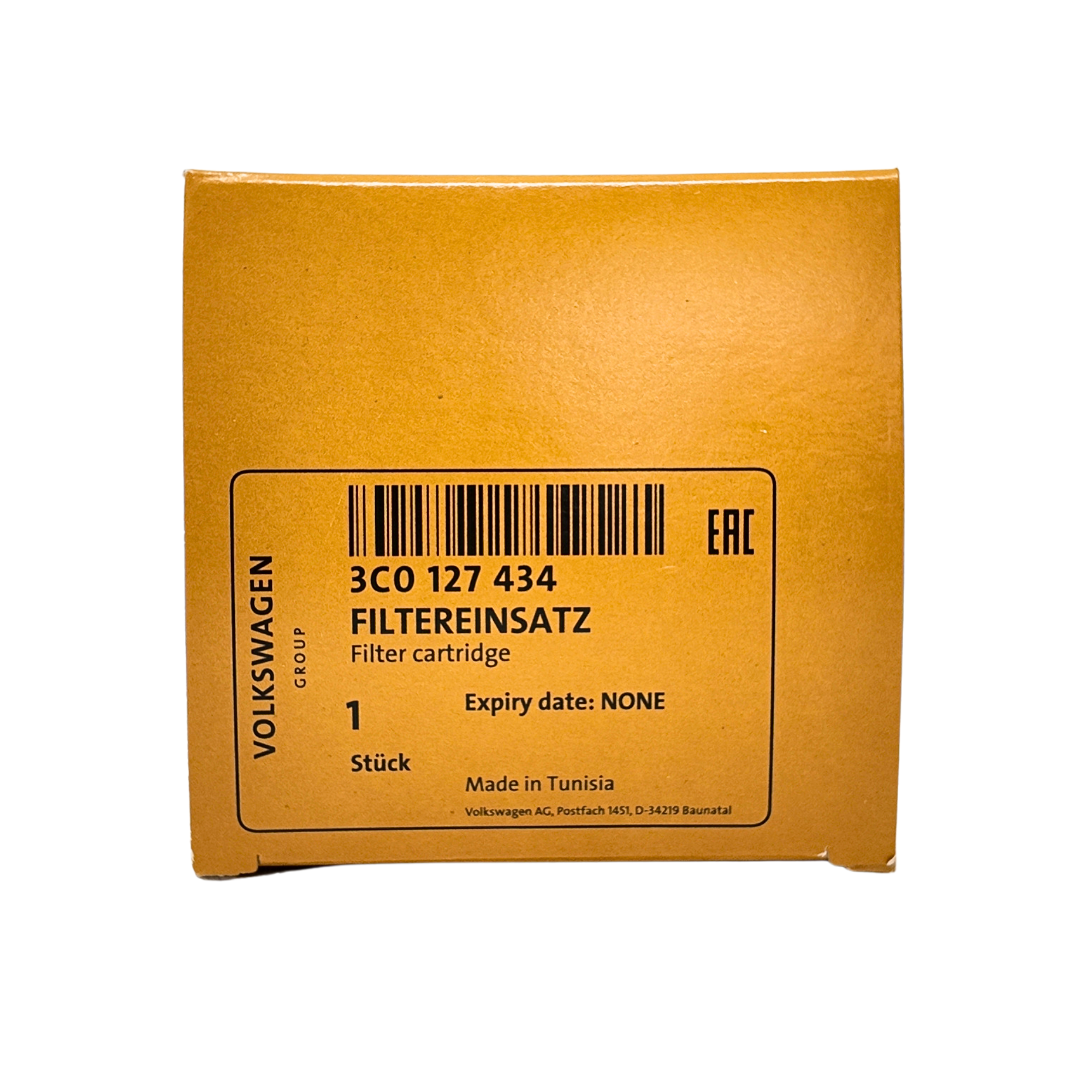 Filtro de combustible VAG | Cartucho diésel, 79×136 mm, original Volkswagen (3C0127434)