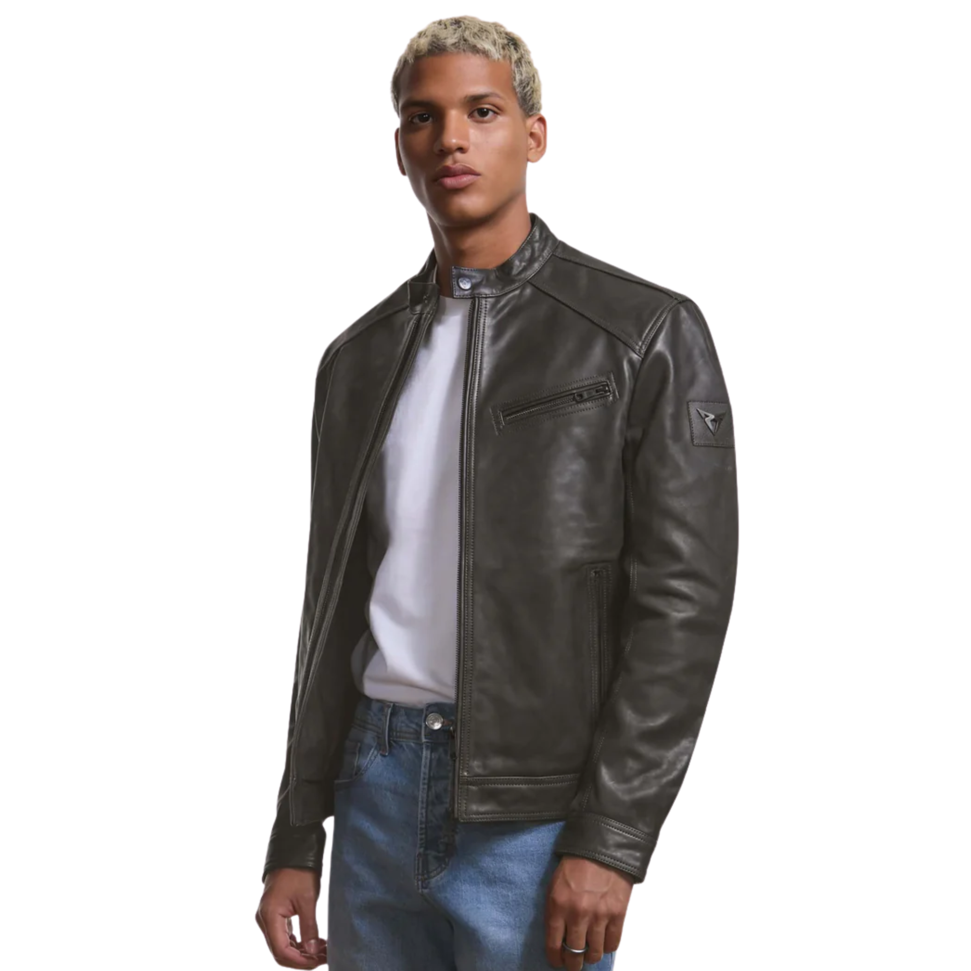 Chaqueta de cuero Cupra hombre