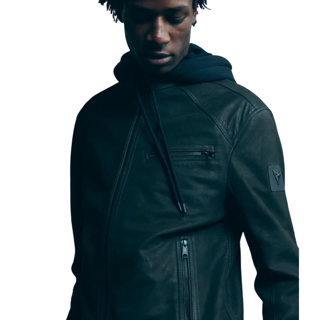 Chaqueta de cuero Cupra hombre