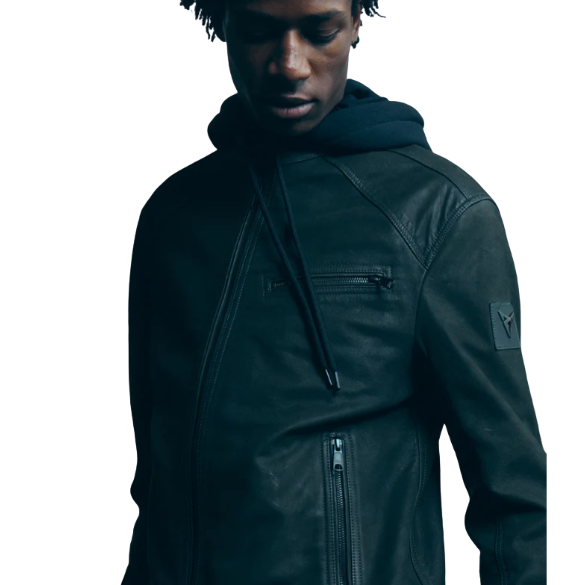 Chaqueta de cuero Cupra hombre