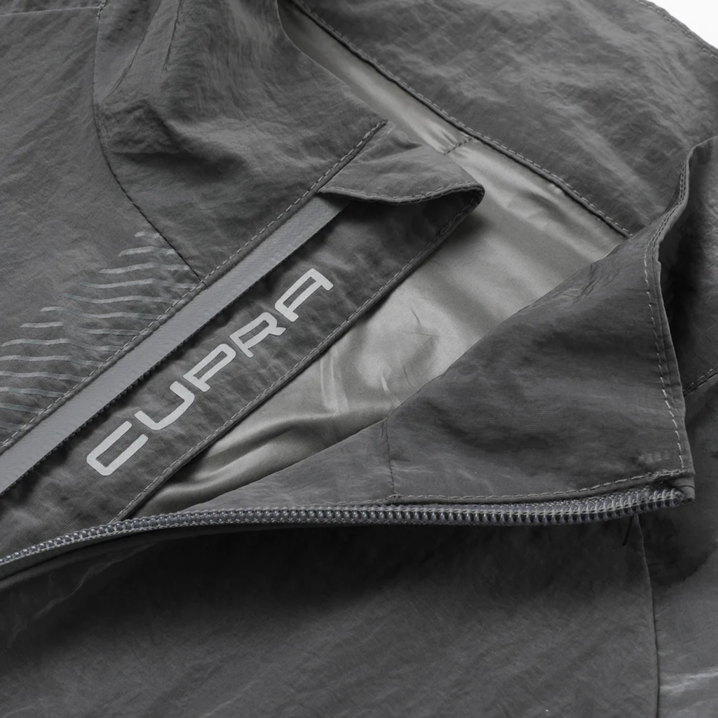 Chaqueta deportiva CUPRA hombre | Gris 100% nylon