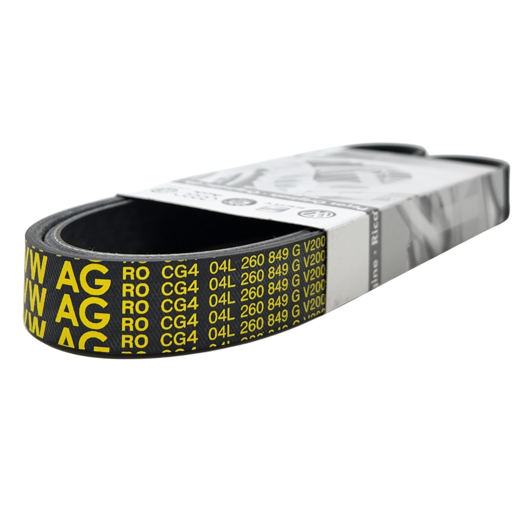 Correa trapecial poli-V grupo VAG | 6 nervaduras, 1030 mm (04L260849G)