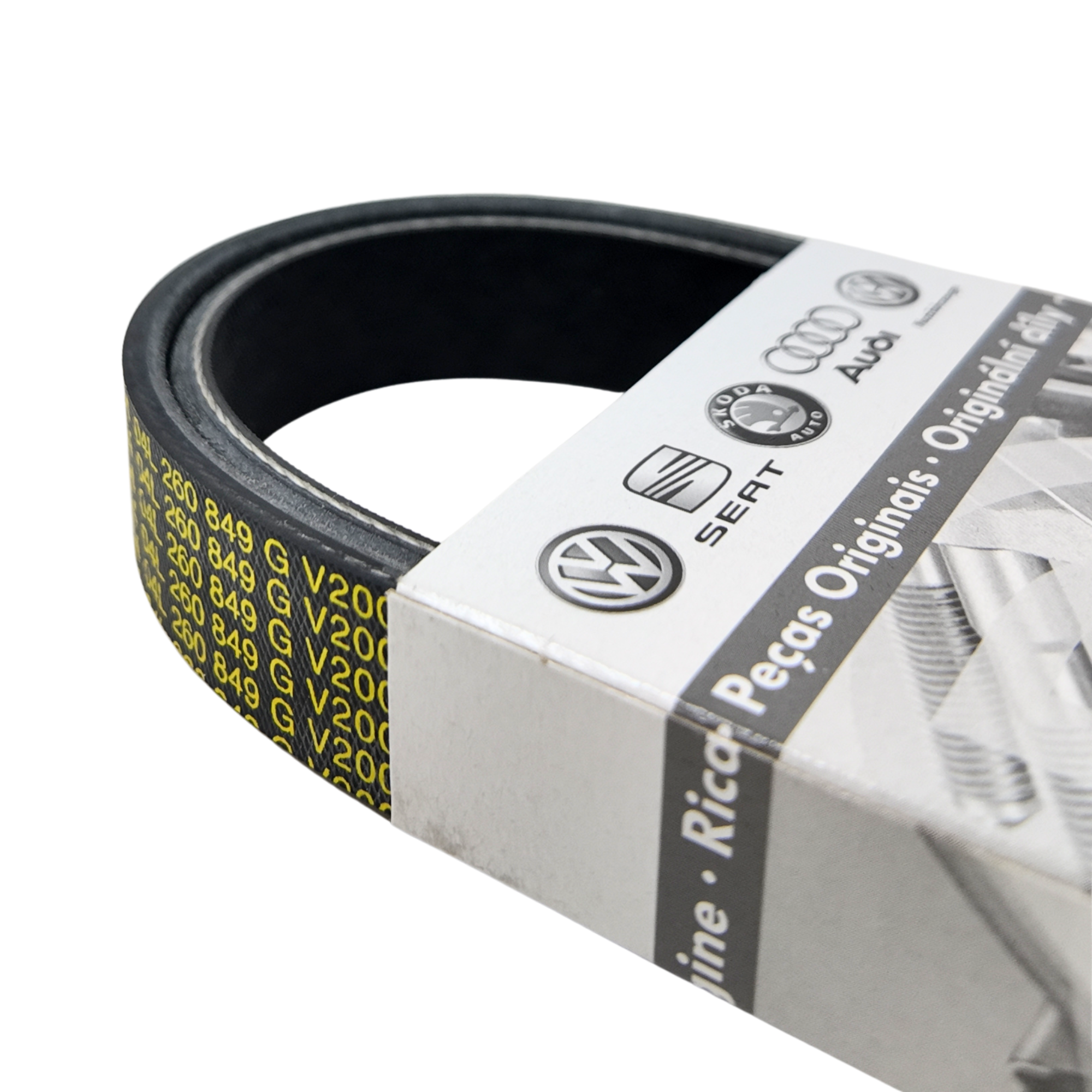 Correa trapecial poli-V grupo VAG | 6 nervaduras, 1030 mm (04L260849G)