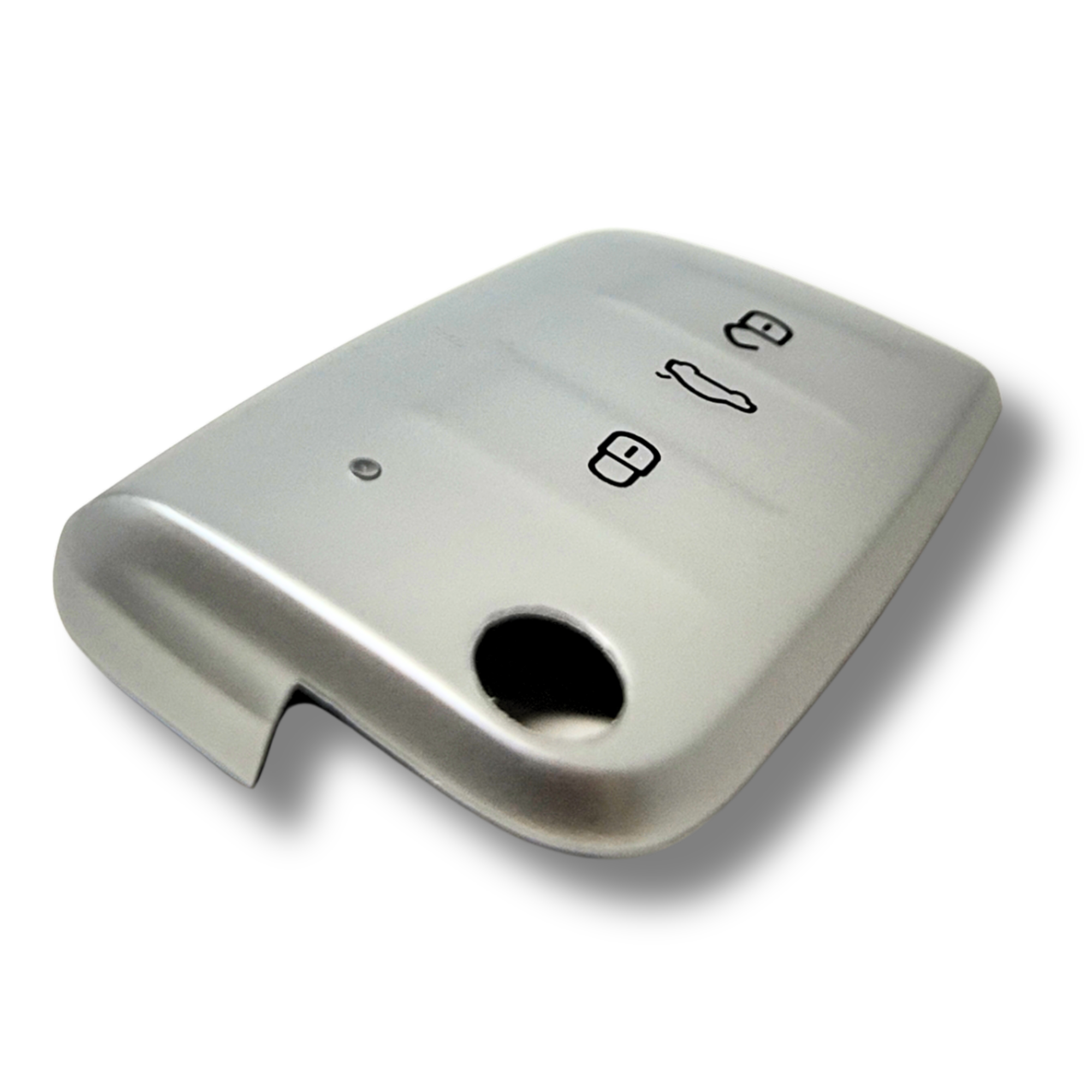 Carcasa decorativa llave SEAT Ateca | Funda 2 piezas adhesivas, diseño Crossover Silver (575087013Z76)