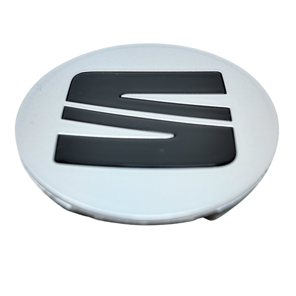 Tapacubos central | plata/negro 55,6 mm, SEAT Ibiza/Leon/Arona (5FA601171UPN)