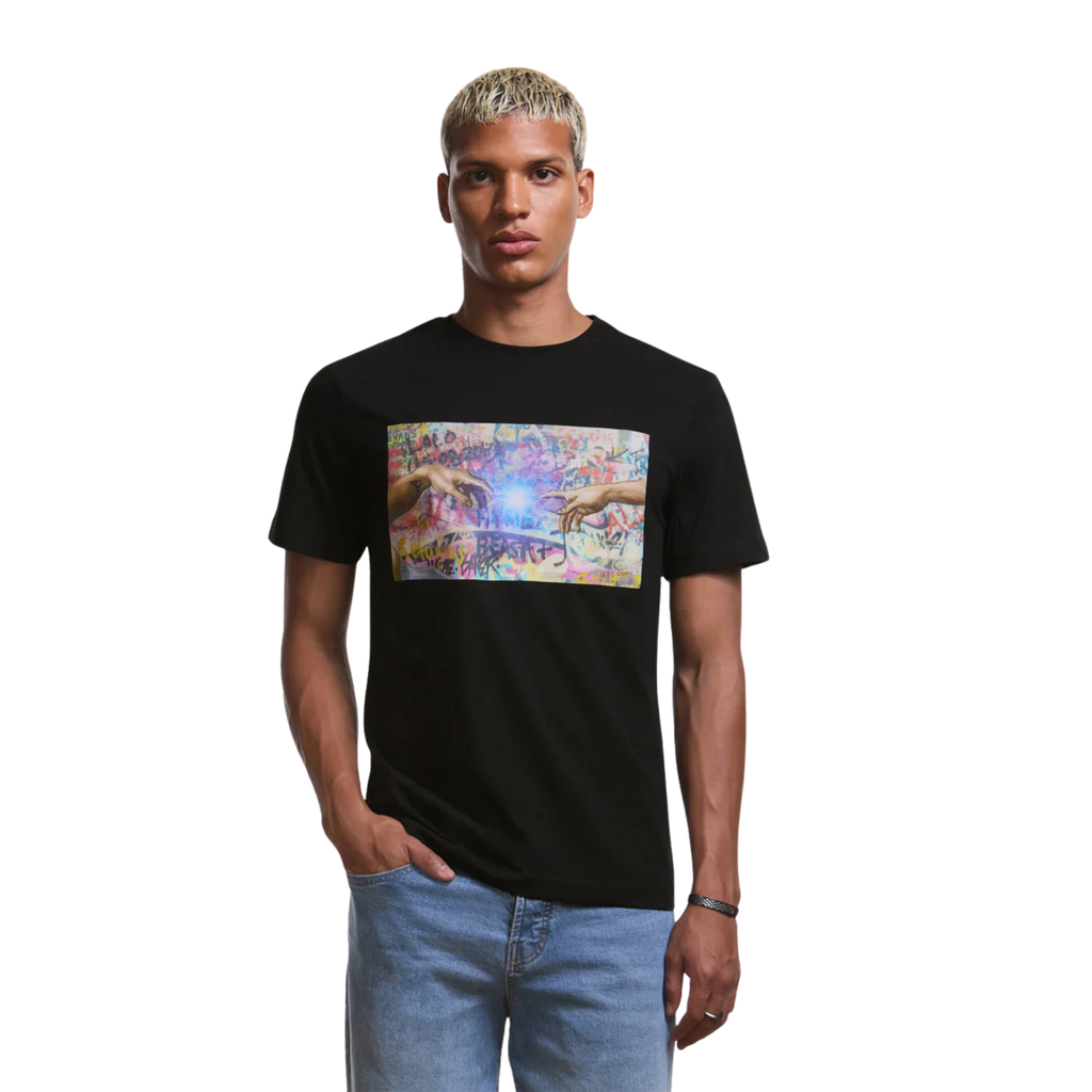 Camiseta TVBoy CUPRA | Unisex negra, 100% algodón orgánico, cuello redondo
