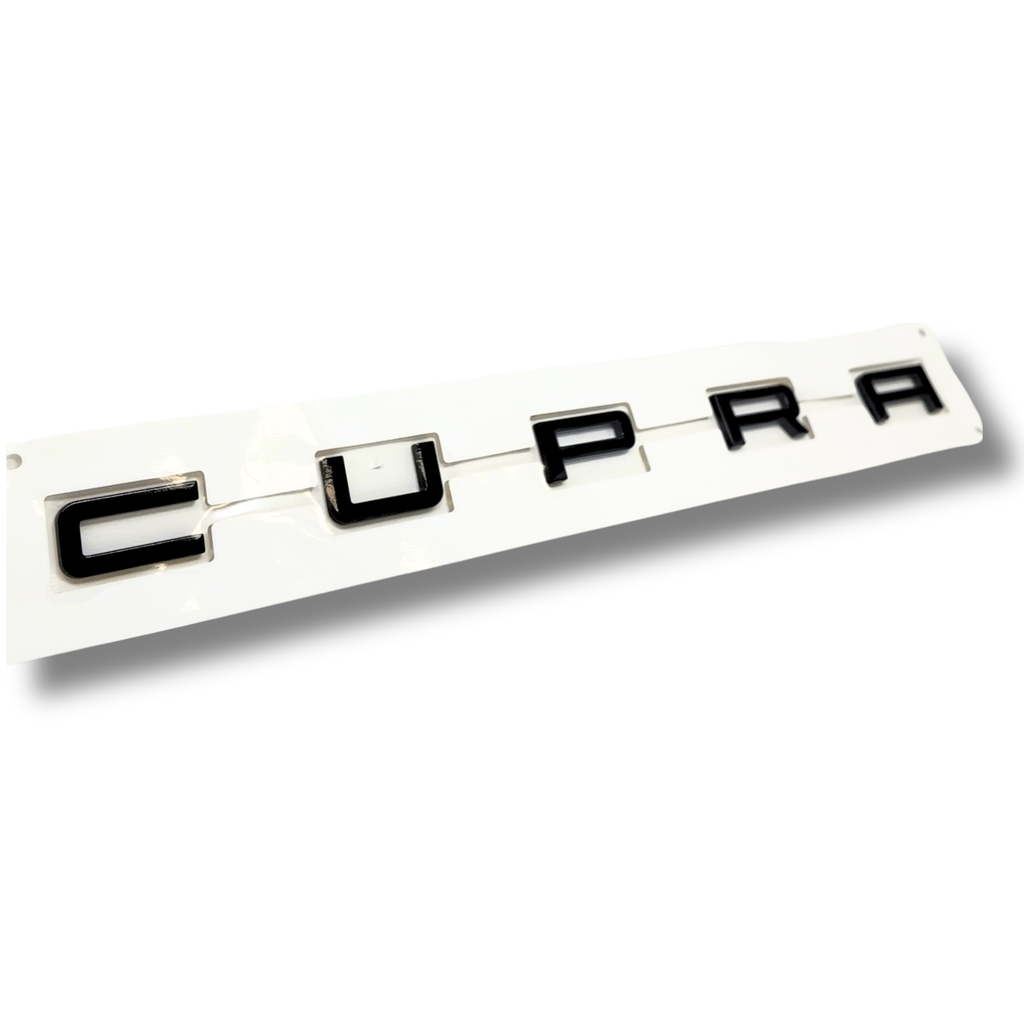 Emblema portón Cupra León IV KL negro (5FA853687A041)