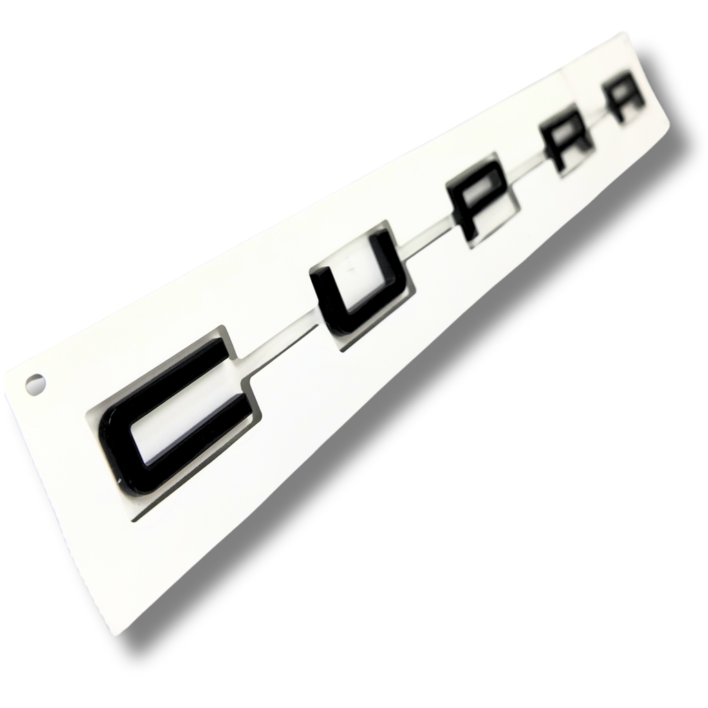Emblema portón Cupra León IV KL negro (5FA853687A041)