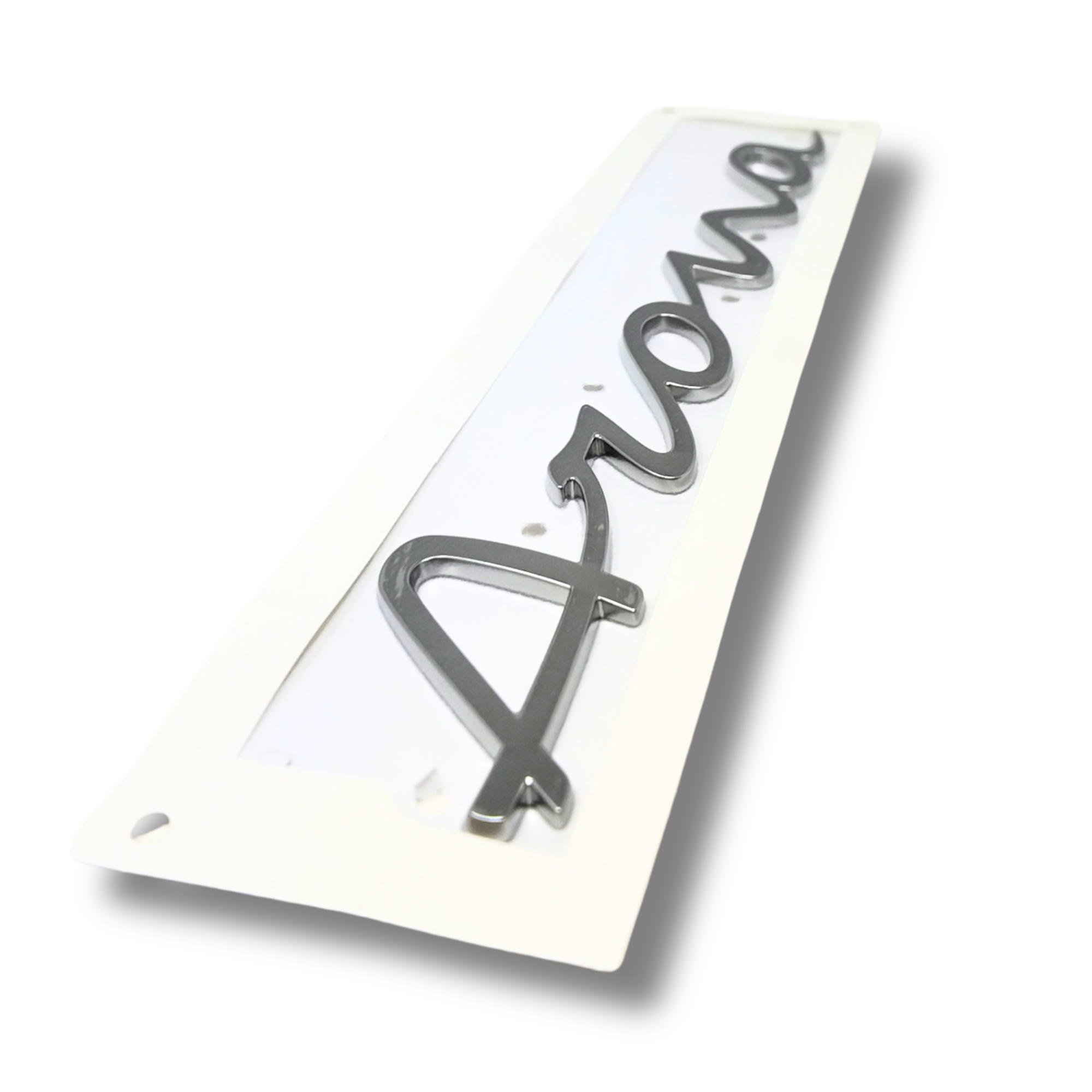 Emblema portón SEAT Arona aluminio (6F9853687E3Q7)