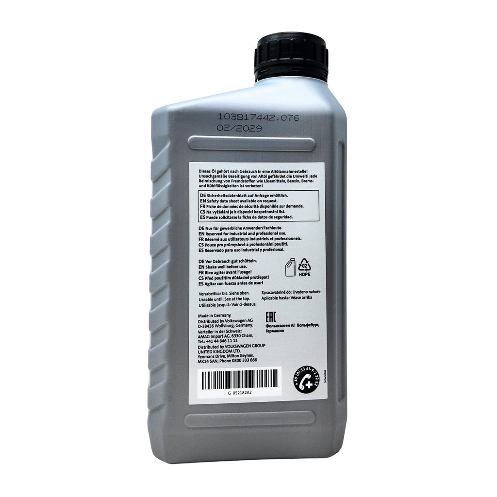Aceite para cambio doble embrague Grupo VAG | 1L, específico DSG/DSG‑type (G052182A2)