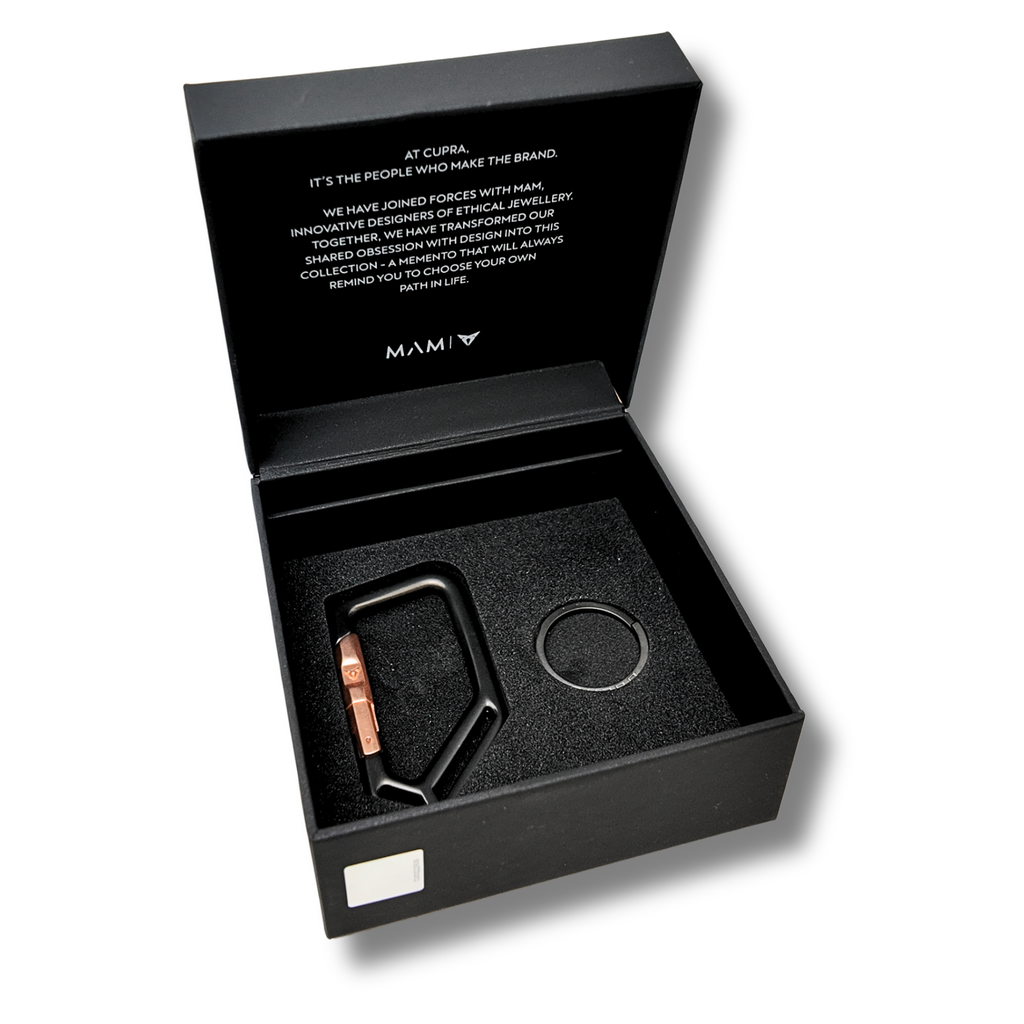 Estuche llavero cuadrado mate CUPRA | Caja presentación oficial square matt (6H1050850M)