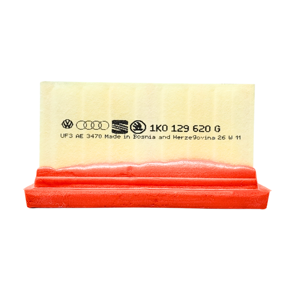 Filtro de aire original grupo VAG | alta protección, ajuste OEM (1K0129620G)