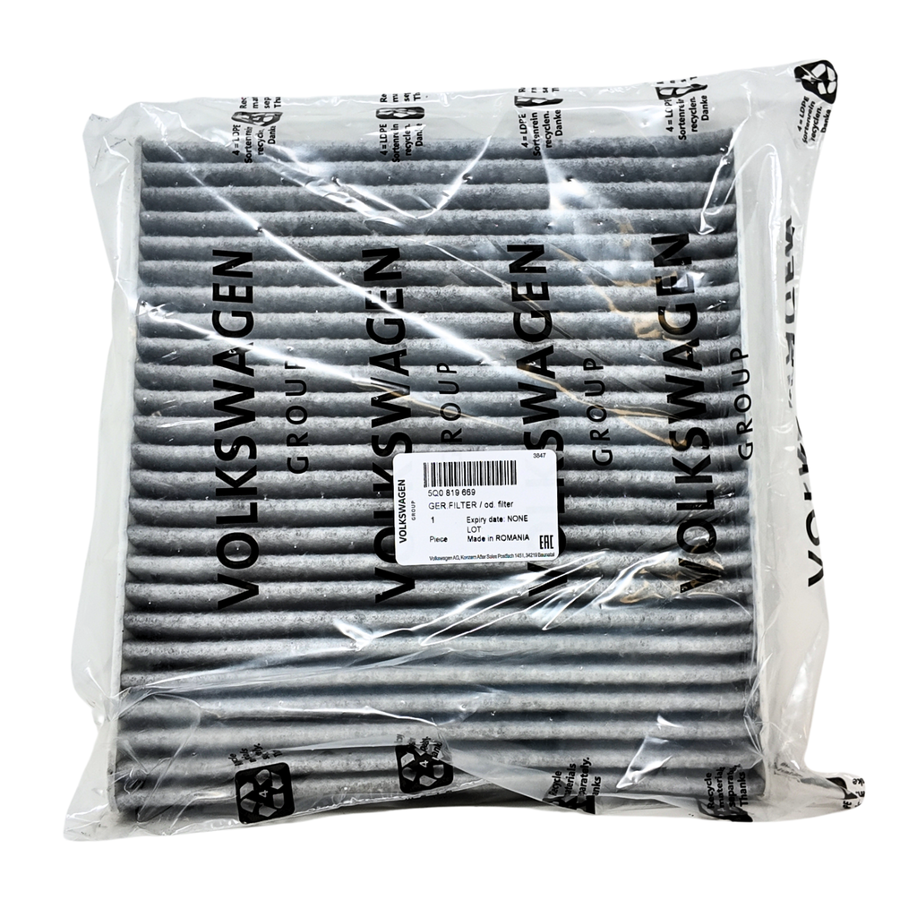 Filtro de habitáculo original VAG | Volkswagen, Seat, Audi y Skoda (5Q0819669)