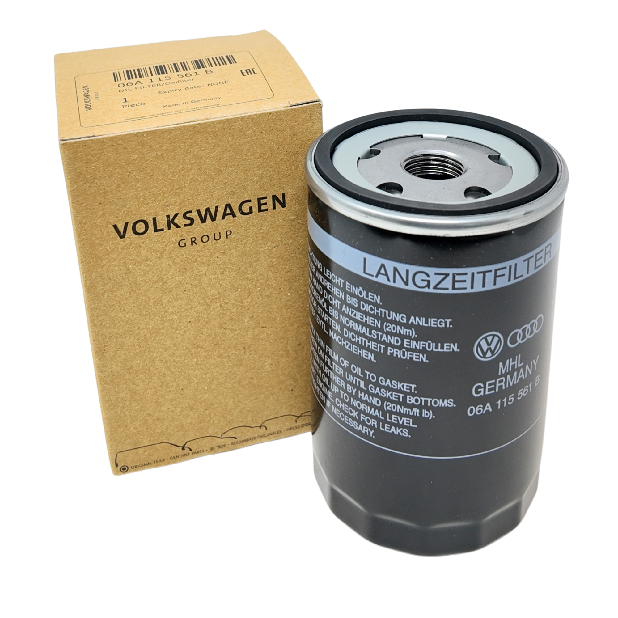 Filtro de aceite grupo VAG | cartucho insertable, 1.4 TDI 1.6 TDI 1.9 TDI (06A115561B)