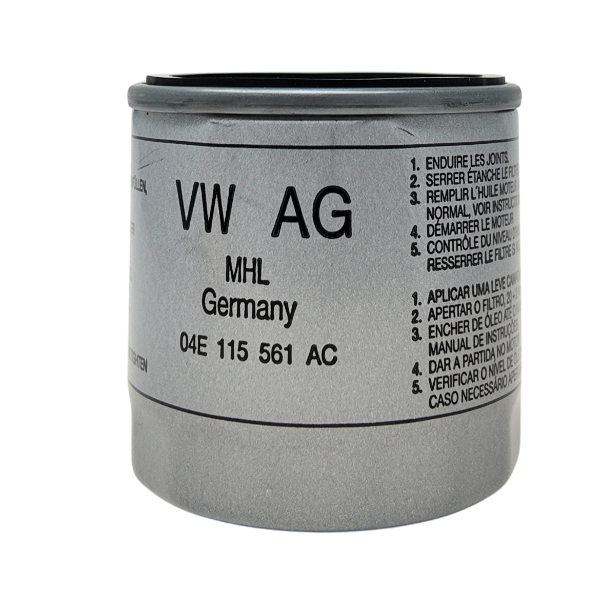 Filtro de aceite original grupo VAG | 1.0 EcoFuel 1.2 TFSI 1.4 TFSI (04E115561AC)