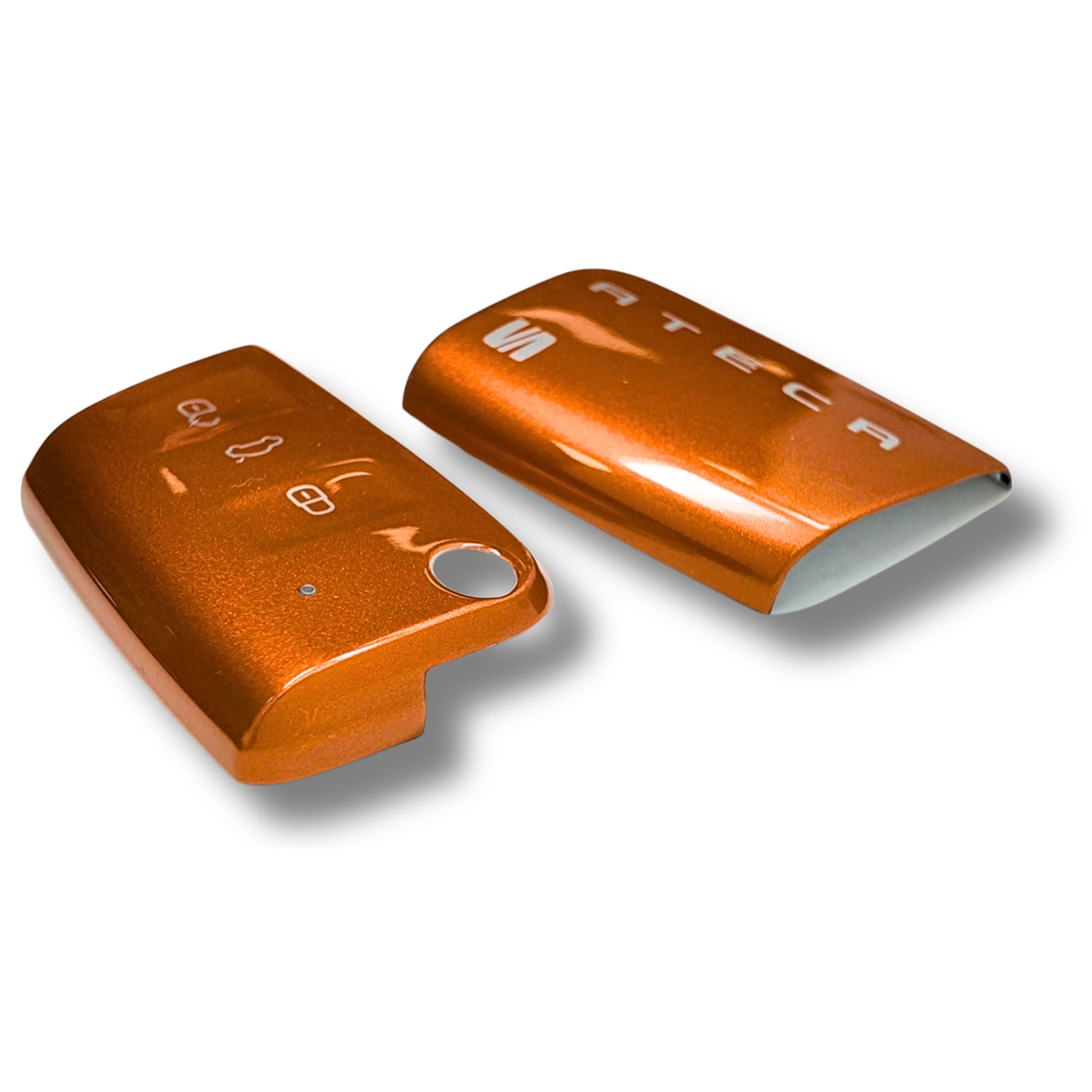 Carcasa decorativa llave naranja SEAT Ateca | Funda 2 piezas adhesivas (575087013X2U)