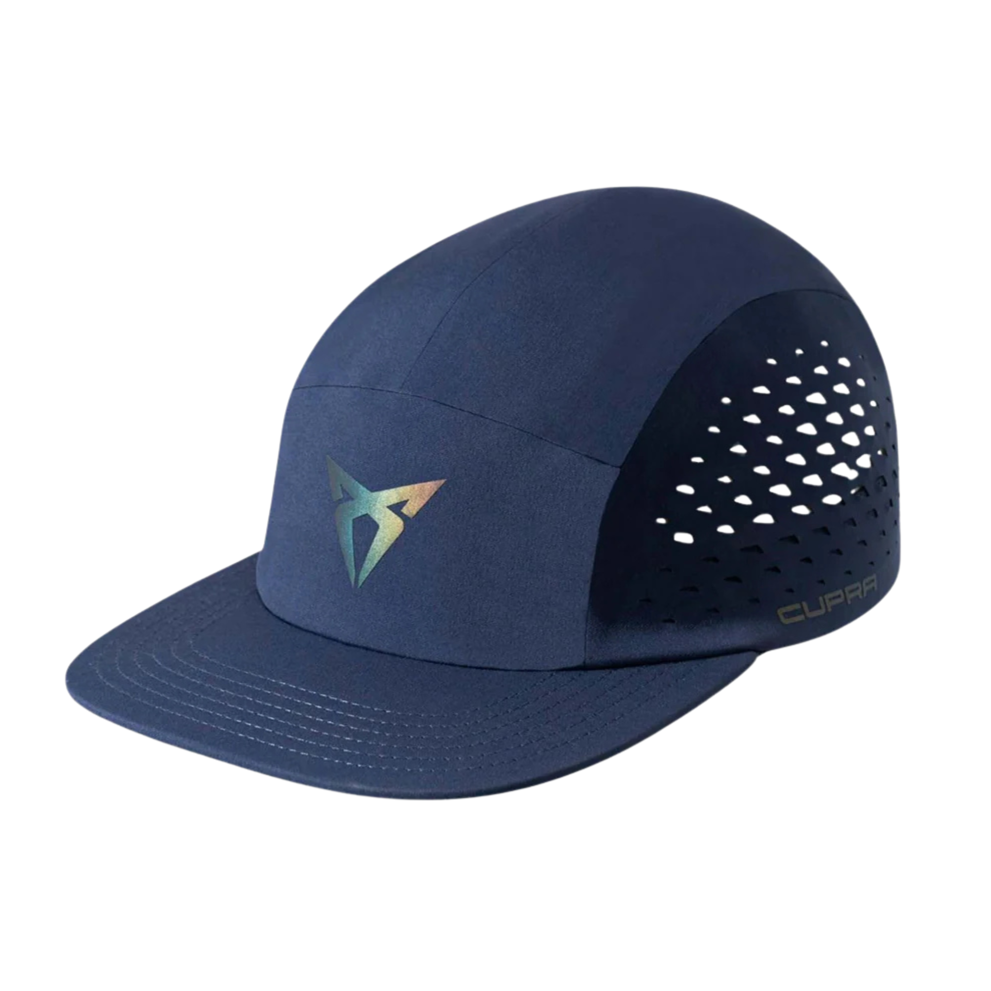 Gorra técnica CUPRA azul moonslate | Tejido técnico, visera plana, regulador trasero