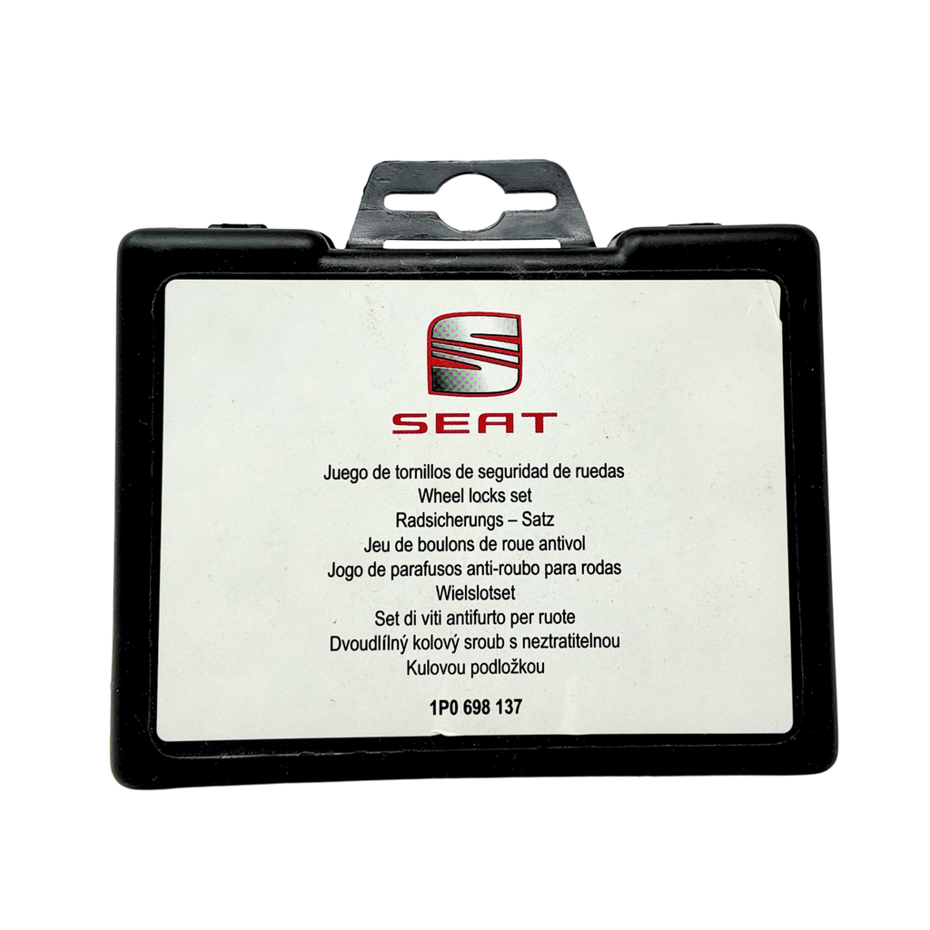 Anti-theft wheel bolt set SEAT | 4 bolts M14x1.5x27 (1P0698137)
