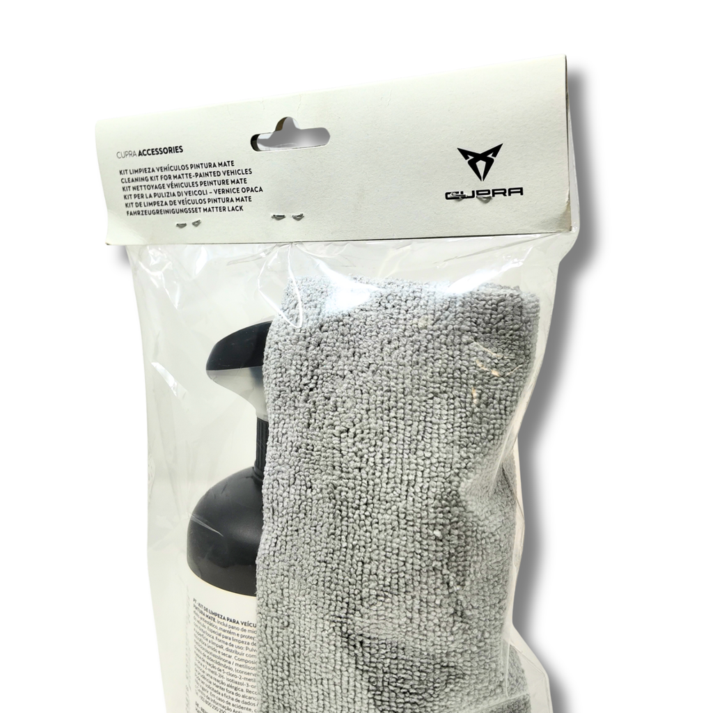Kit limpieza pintura mate CUPRA spray + microfibra (000087700CH)