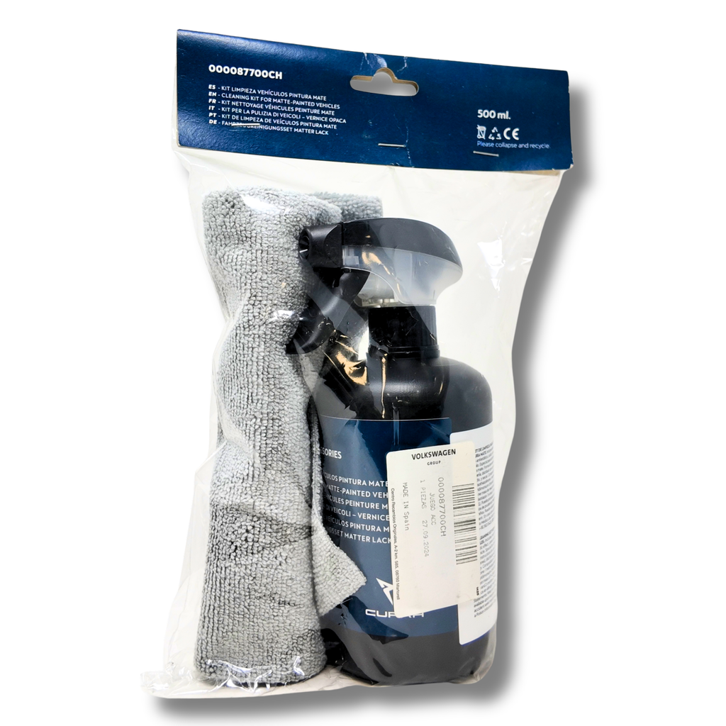 Kit limpieza pintura mate CUPRA spray + microfibra (000087700CH)