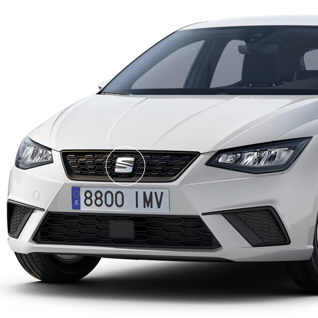 Emblema delantero cromado logo SEAT Ibiza VI 2021-2022 | Original (6F0853679ACMO)